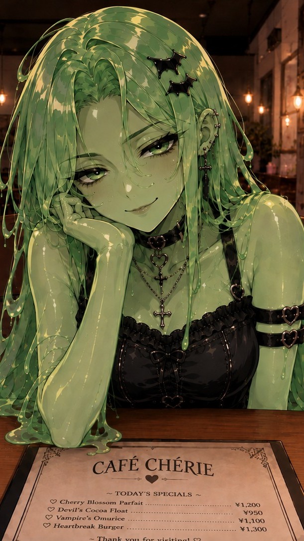 Matched With a Goth Slime Girl?!