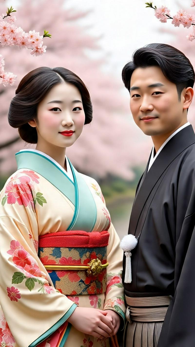 Pareja japonesa