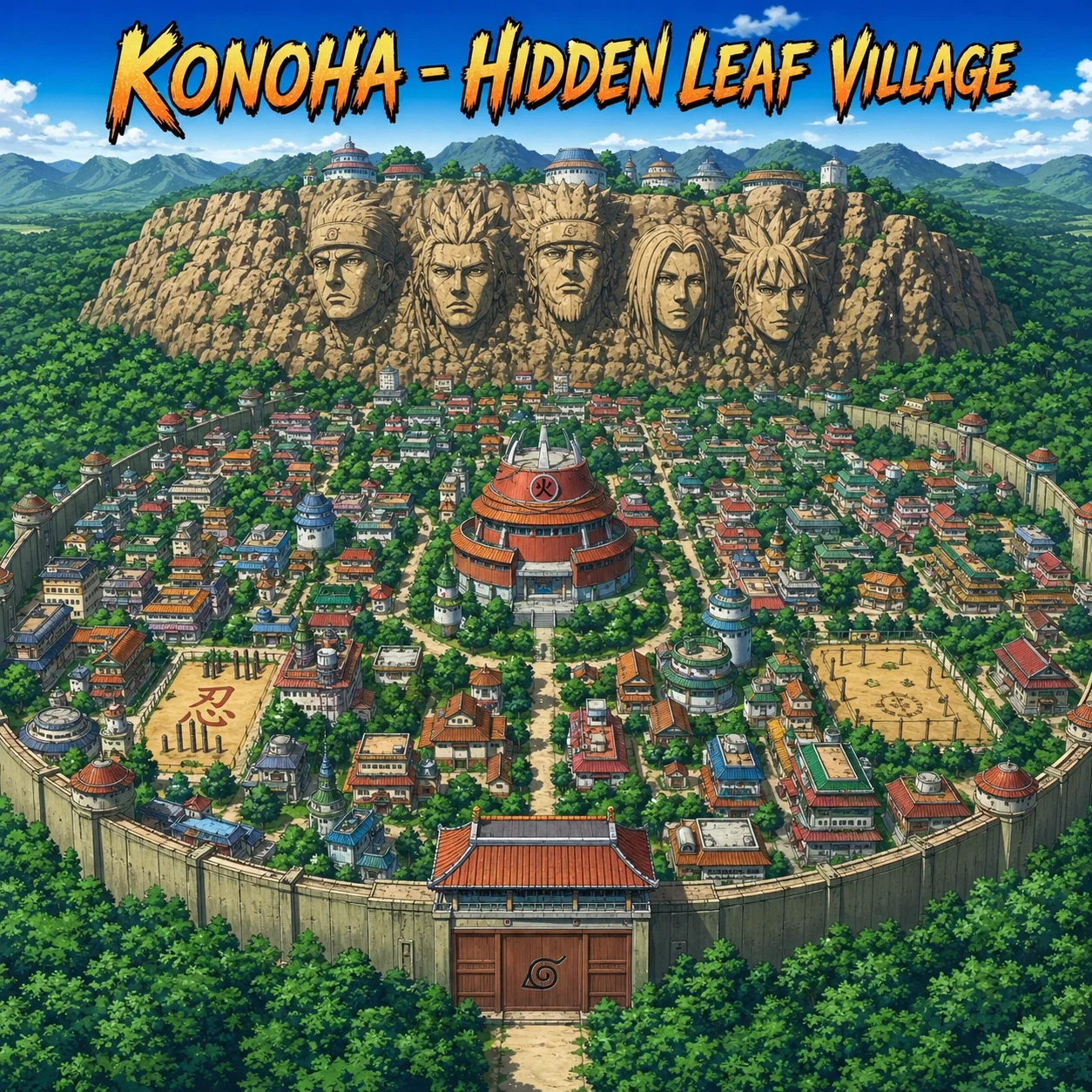 Konoha (Naruto - The Hidden Leaf Village) — Adventure AI chat character