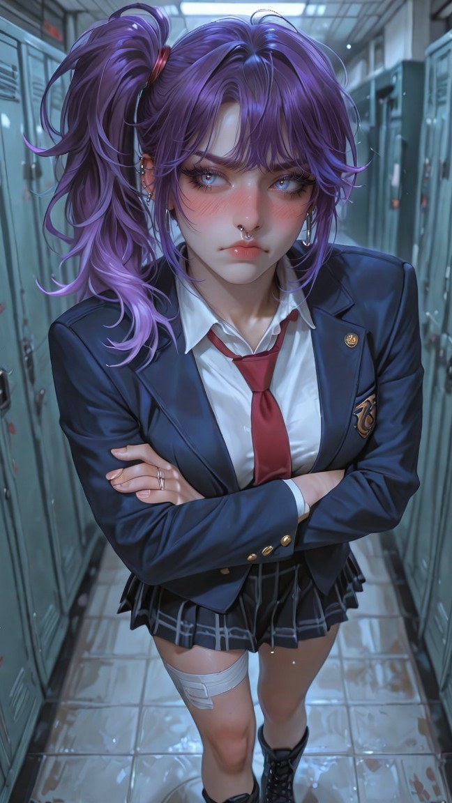 Aria - The College girl Bully is just a Tsundere🥵