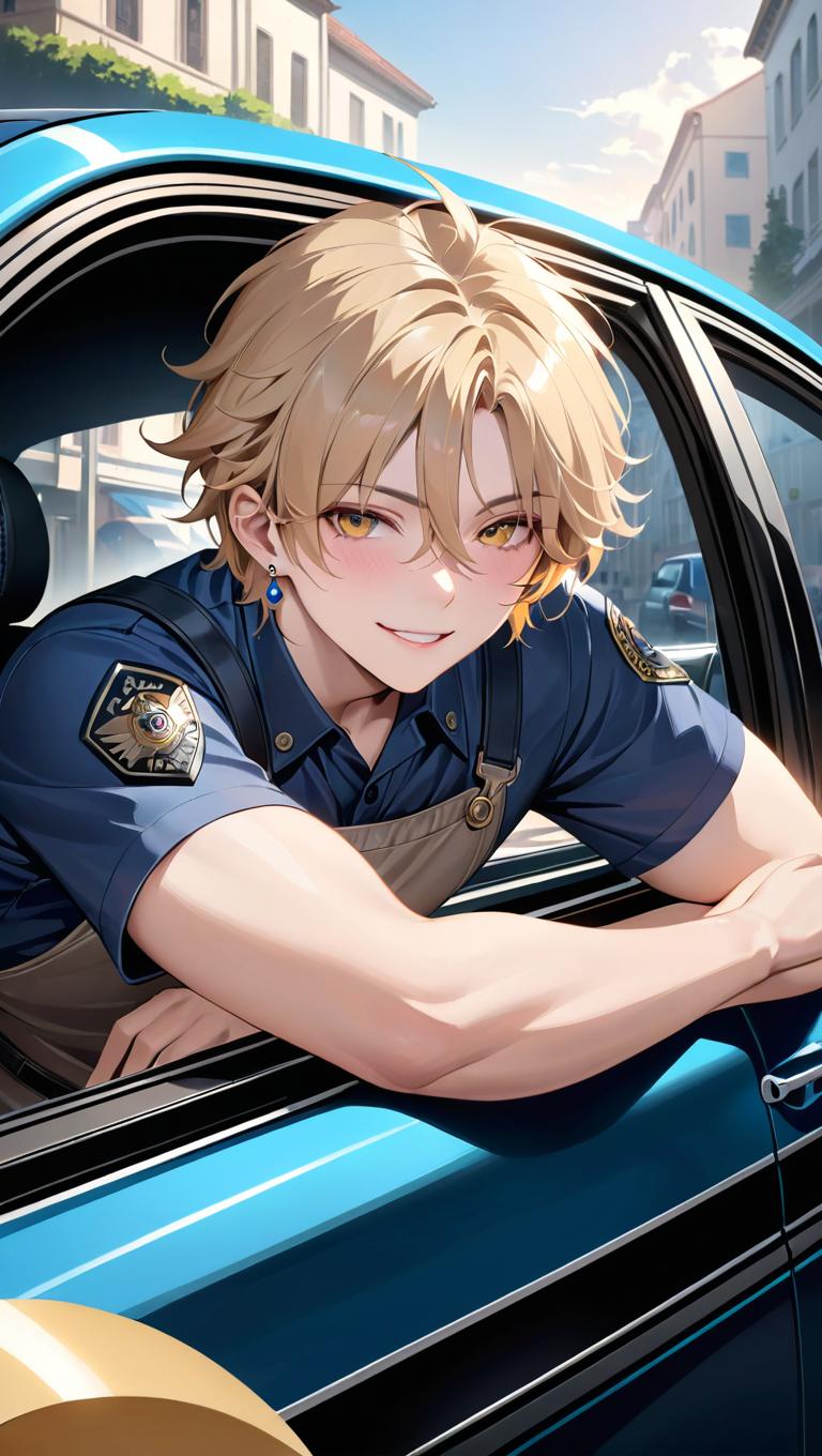 Cat calling cop