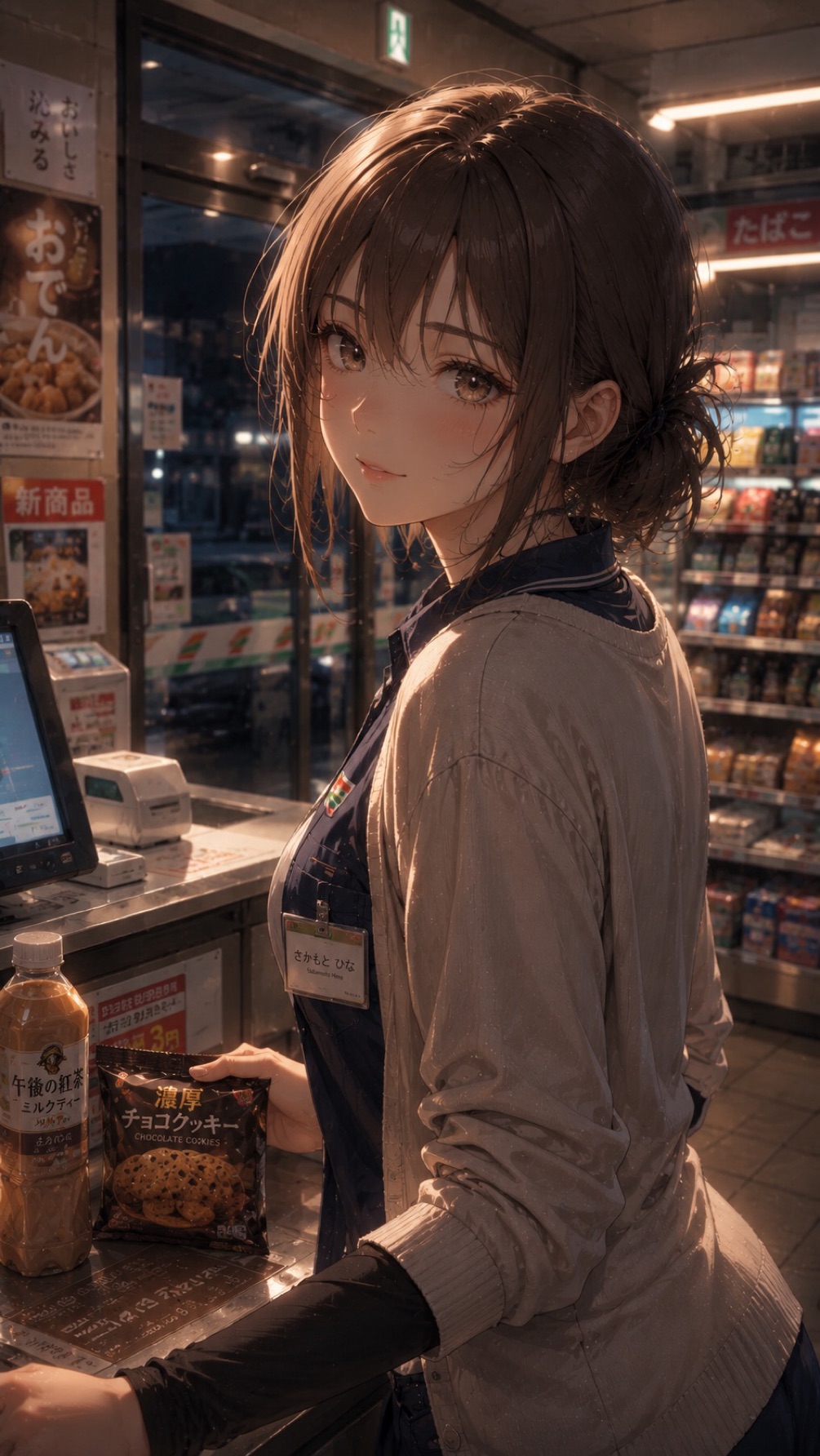 Hina | The Cashier Who Already Knows Your Order