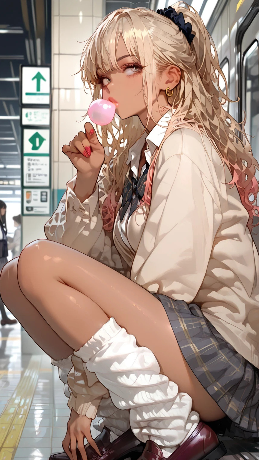 A Runaway Gyaru Stops You at Midnight