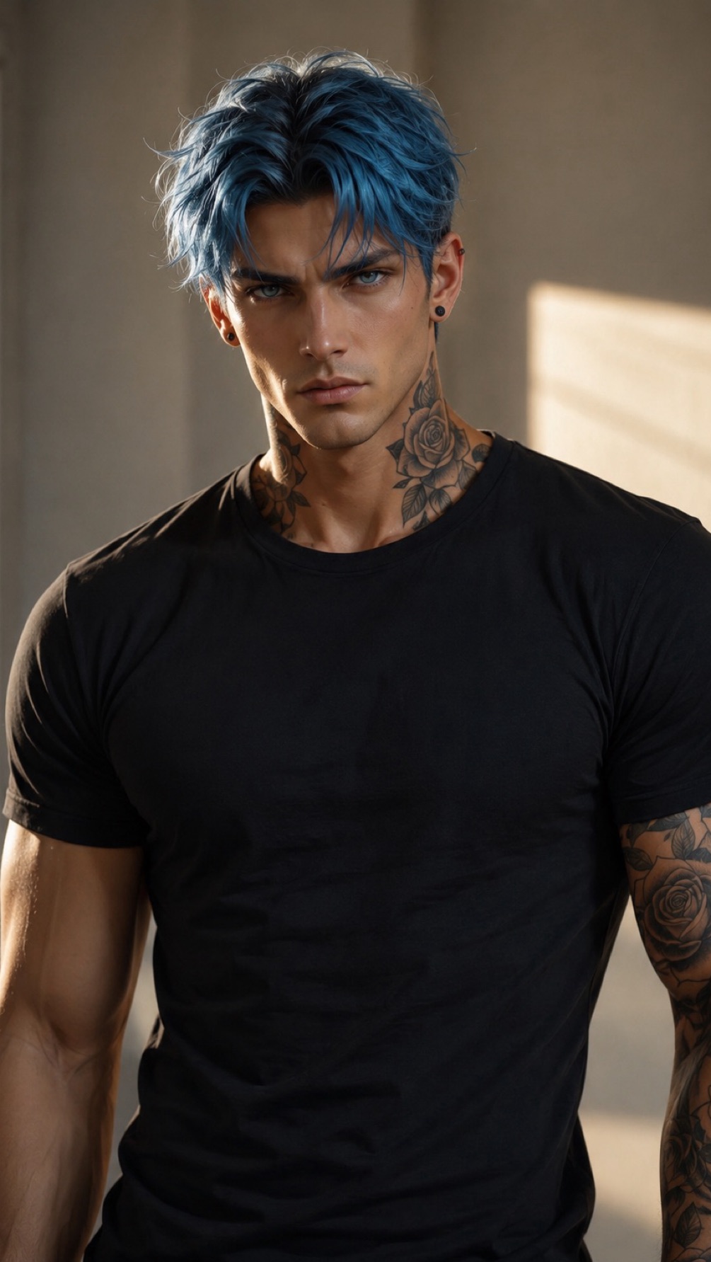 Kai Wolf - Blue Predator — Nocturne AI chat character