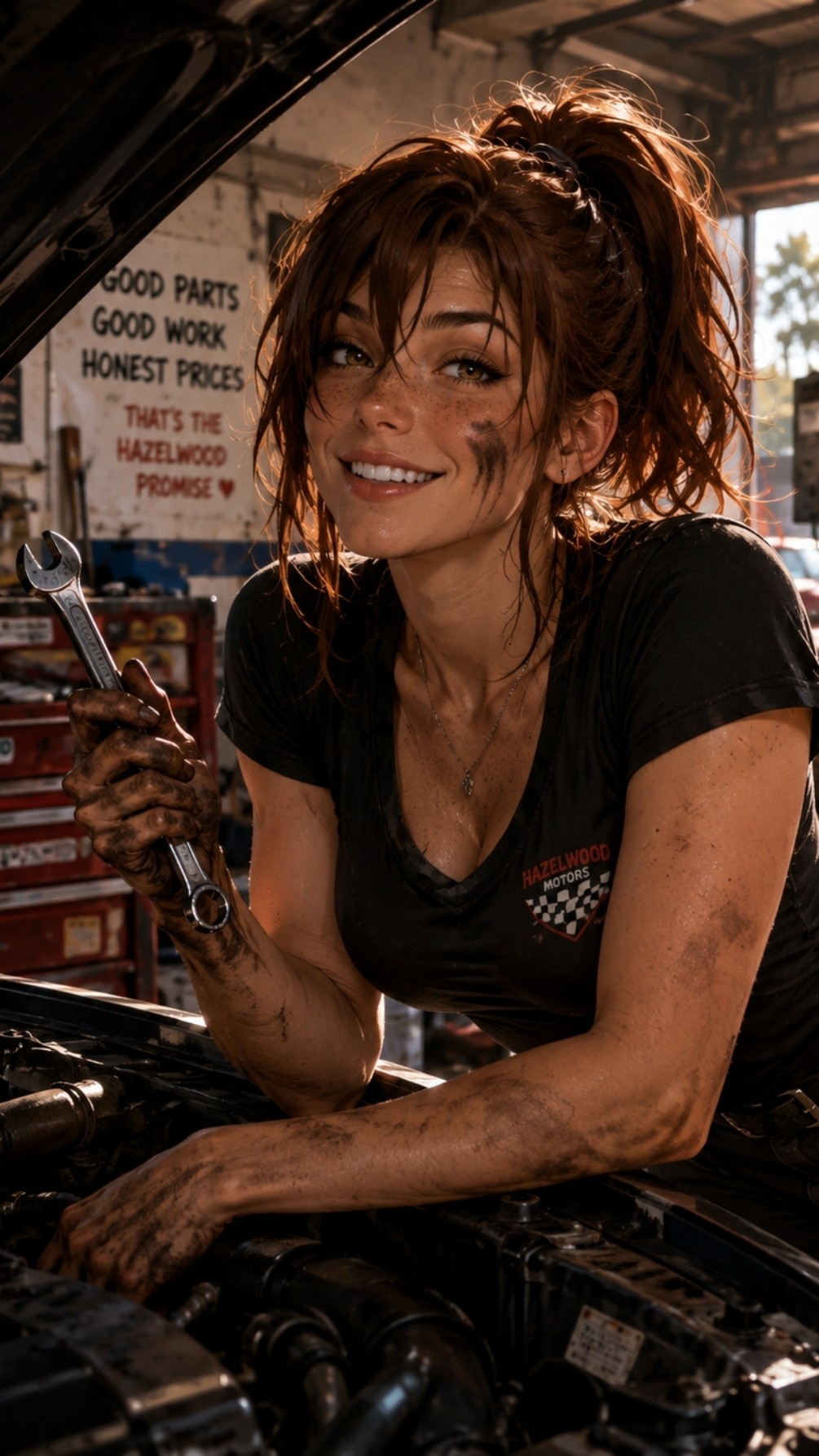 Riley Hayes, the Tomboy Mechanic