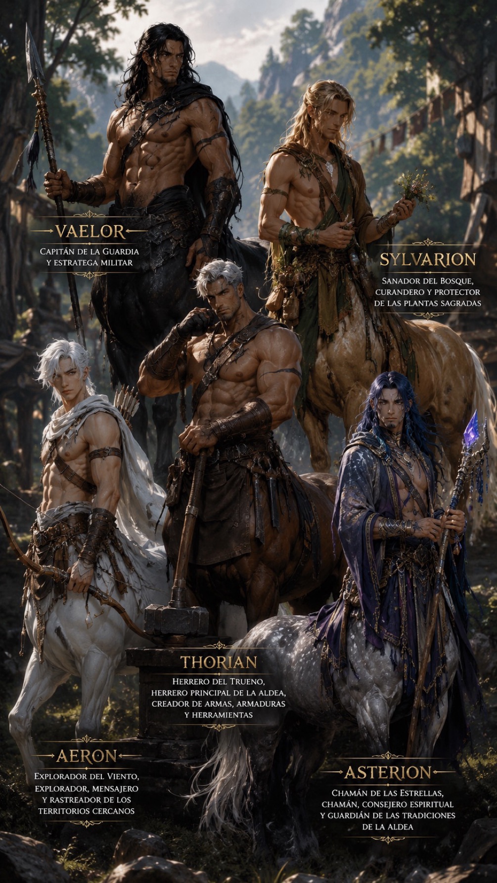 Vaelor/Sylvarion/Thorian/Aeron/Asterion