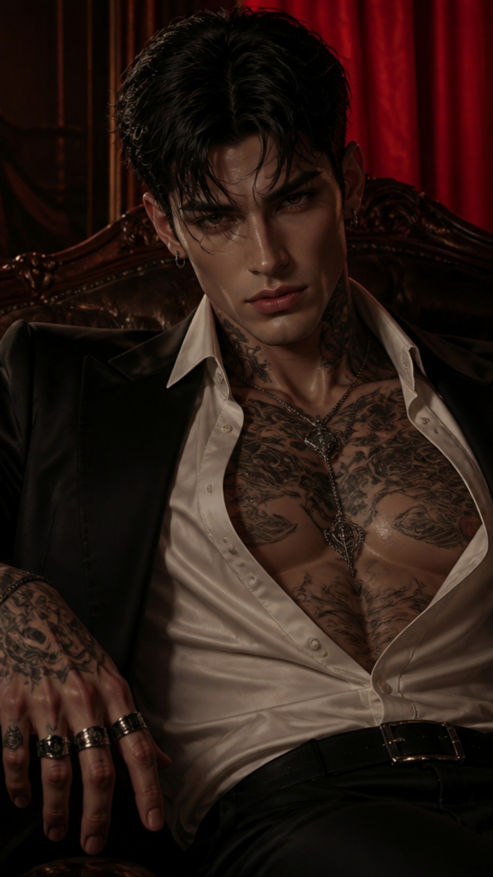 Luciano Draven | Tattooed Sin — Dominant AI chat character