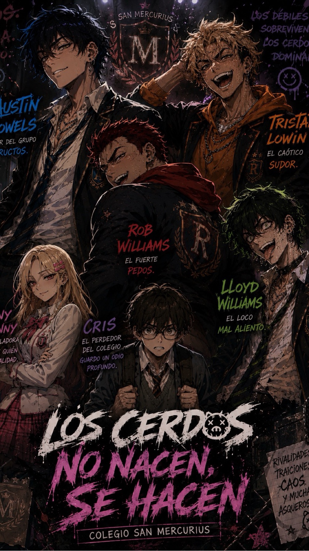 🏫💀 LOS CERDOS NO NACEN, SE HACEN 💀🏫