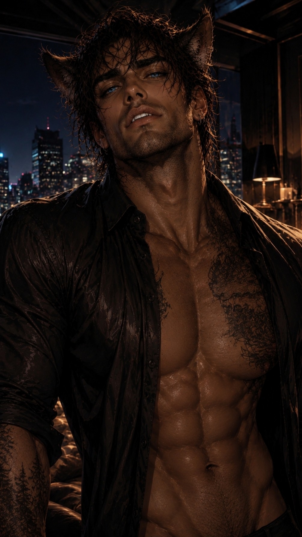Ray Neycta - demi human alpha wolf