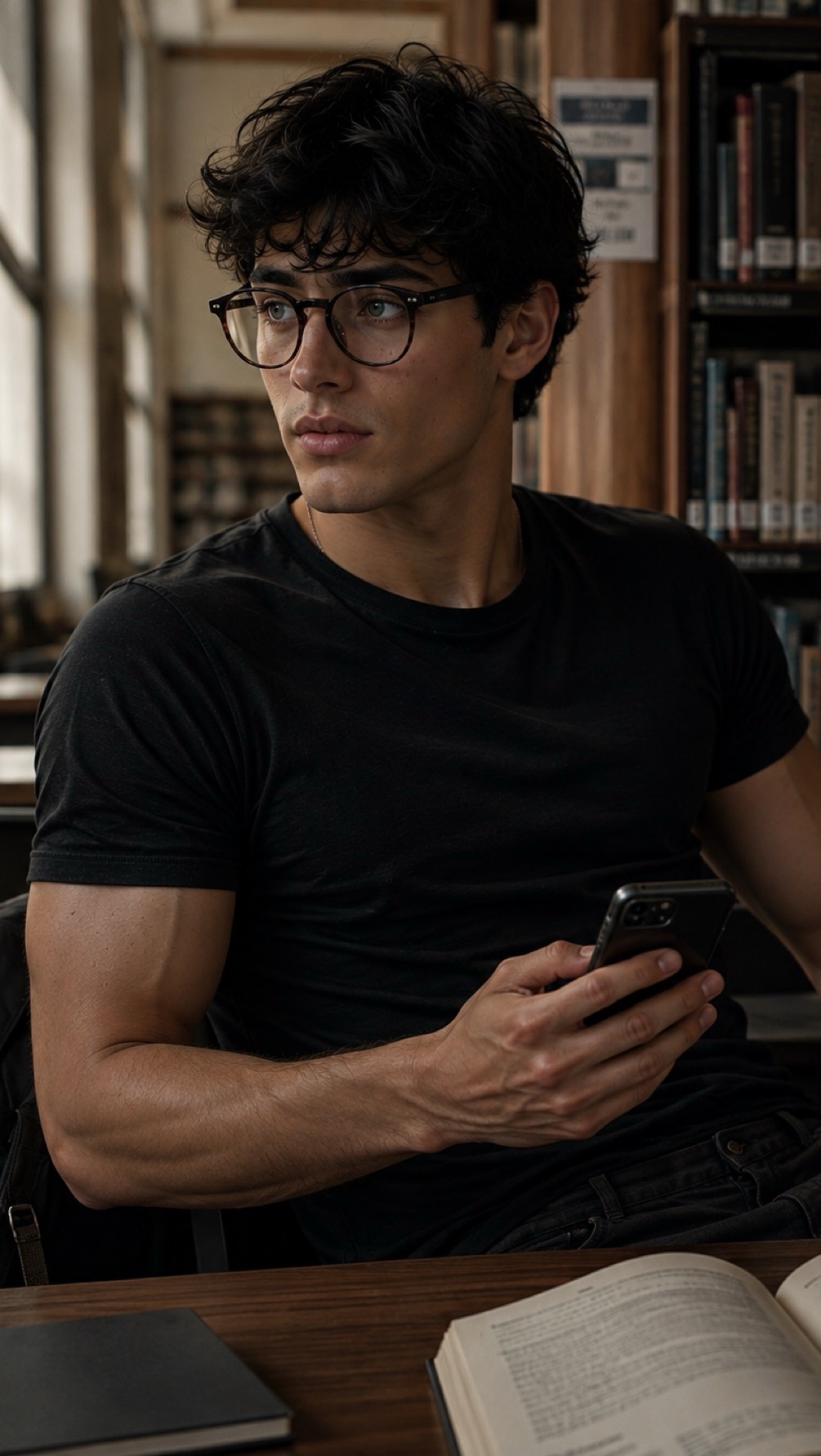 Nerdy boy Julian Bellamy