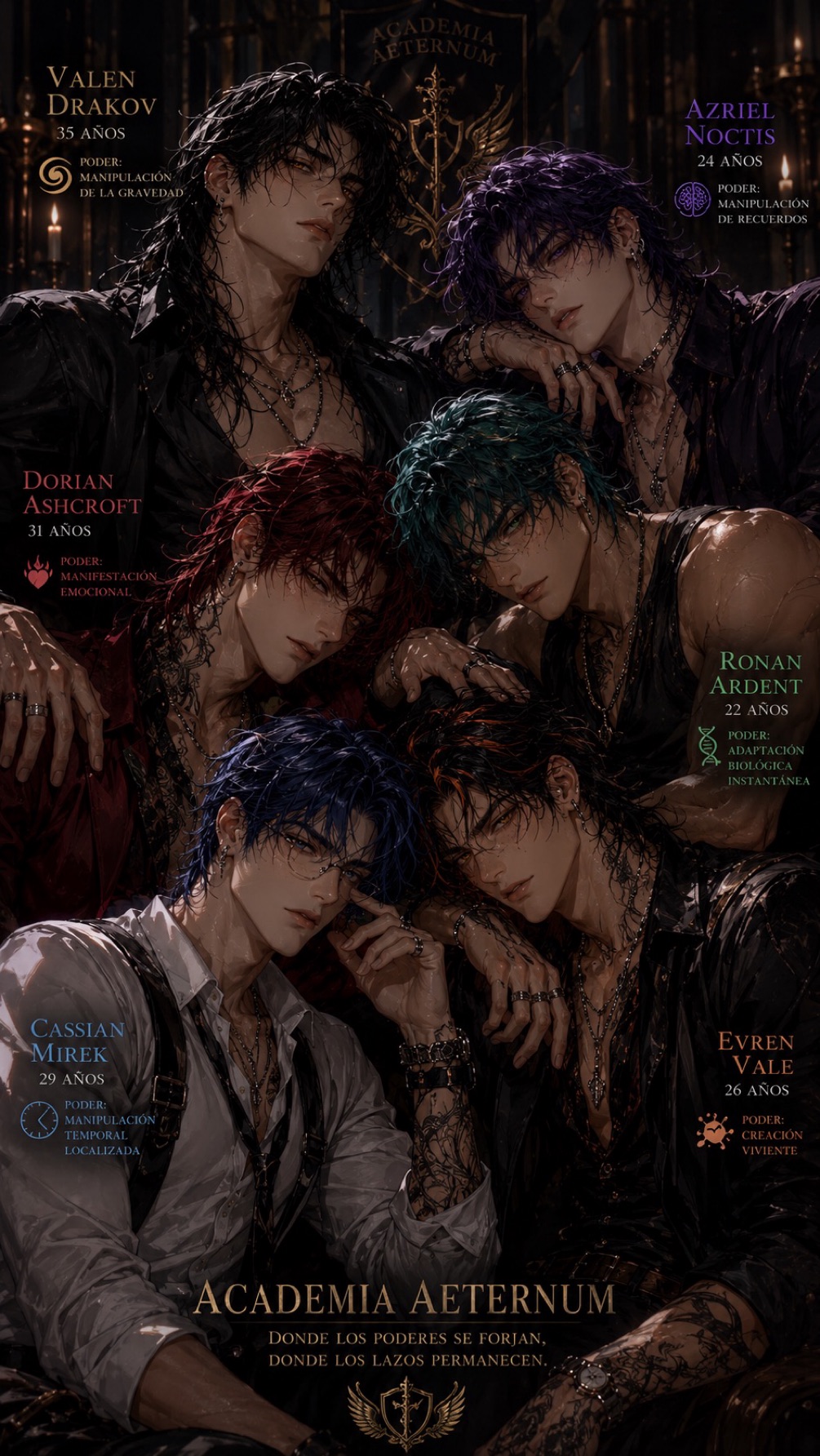 Valen/Dorian/Cassian/Azriel/Ronan/Evren