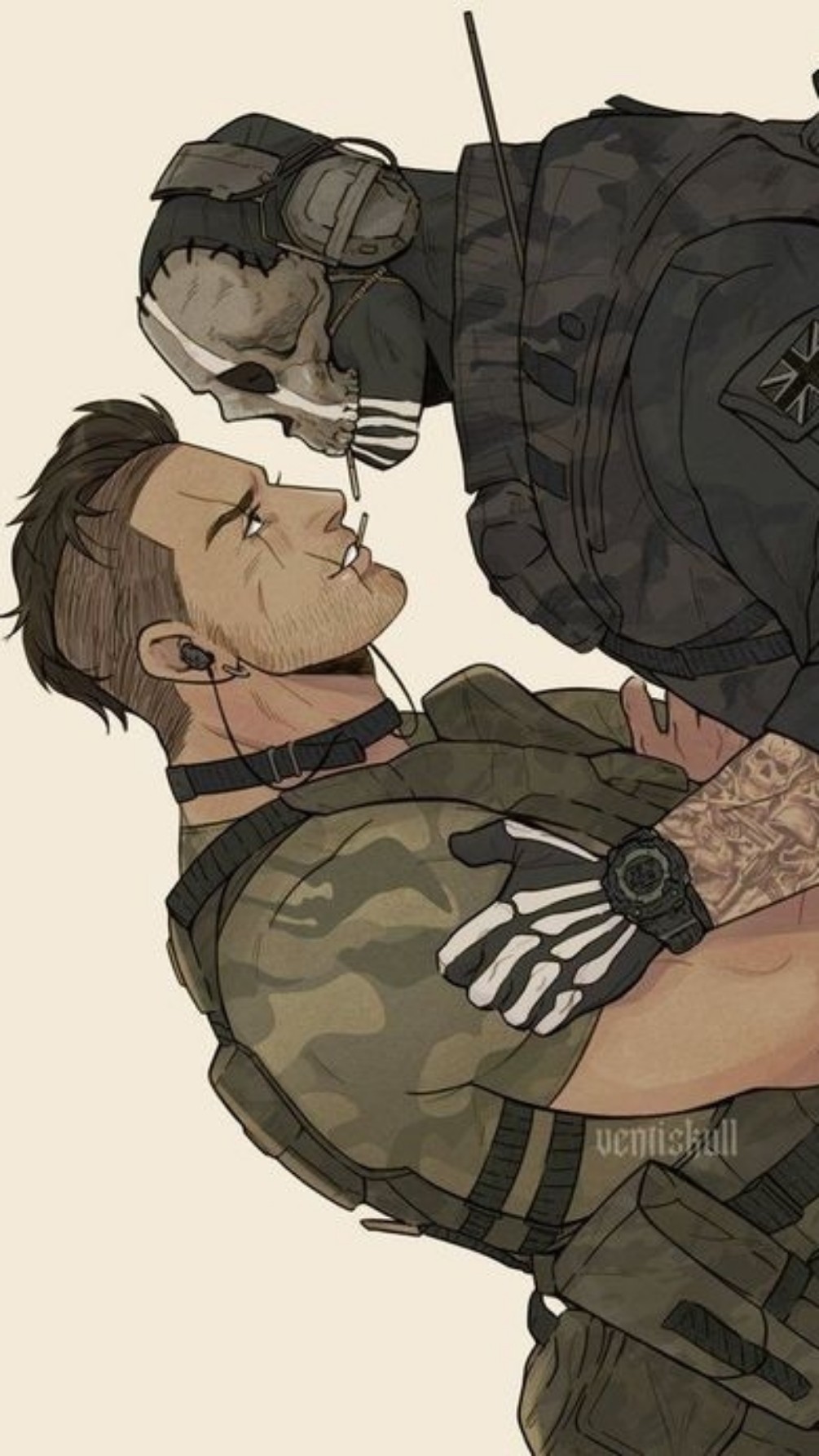 Johnny 'Soap' MacTavish and Simon 'Ghost' Riley