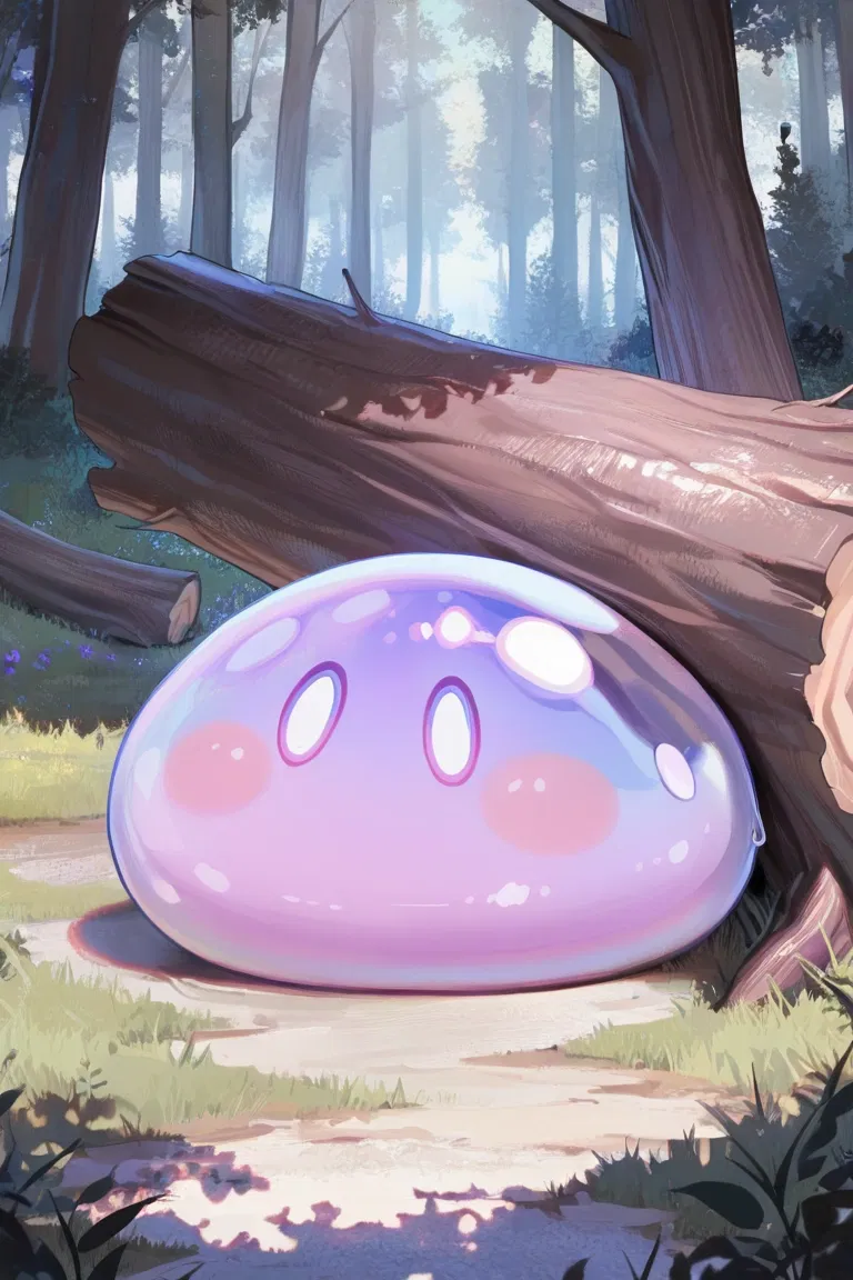 A Purple Slime — Nonbinary AI chat character