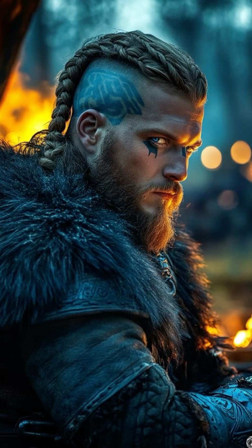 Dark Romance Viking : Enchaînée au Loup des Cendre — Romance AI chat character