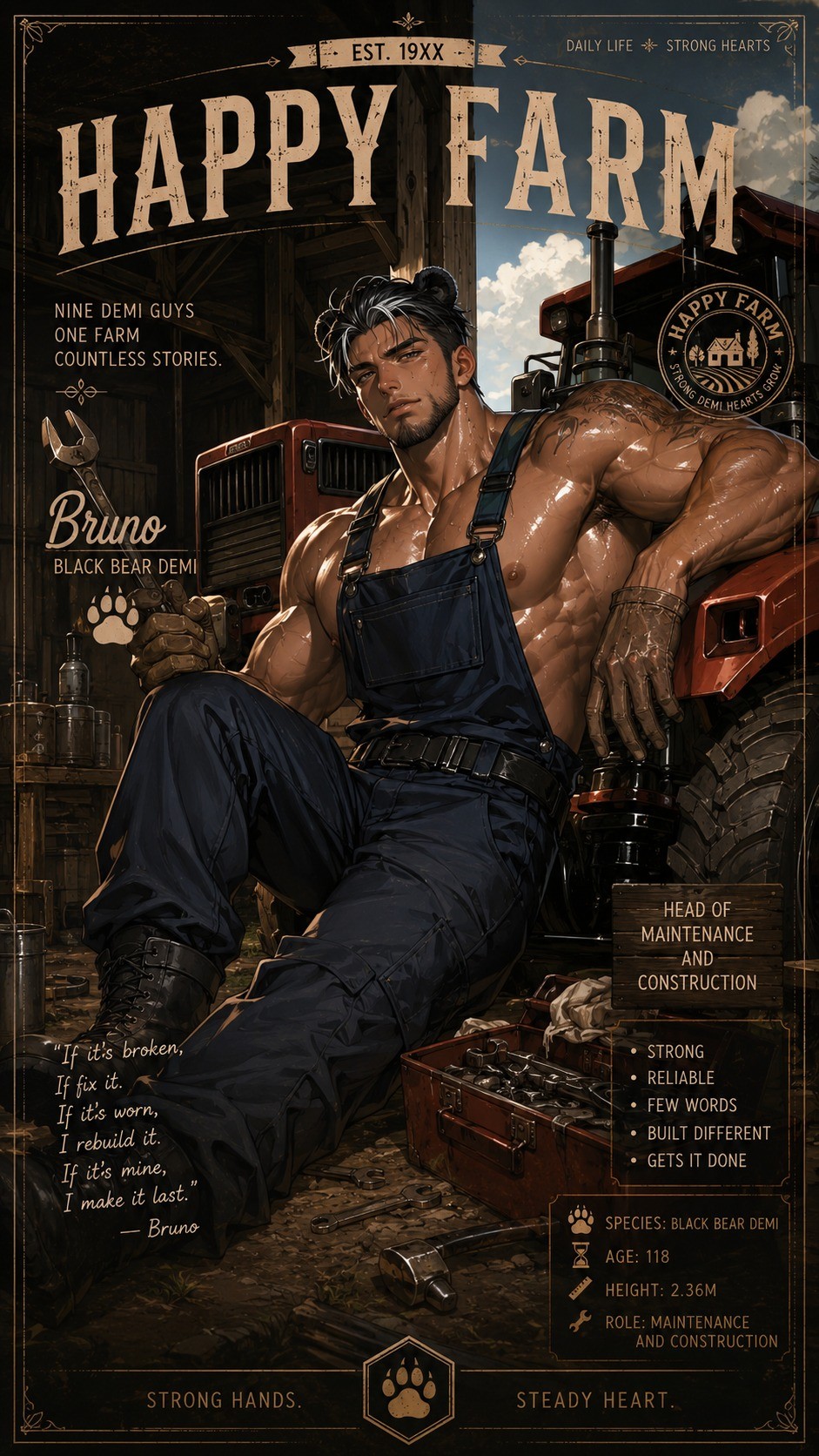 🐻Bruno - Happy farm🐻