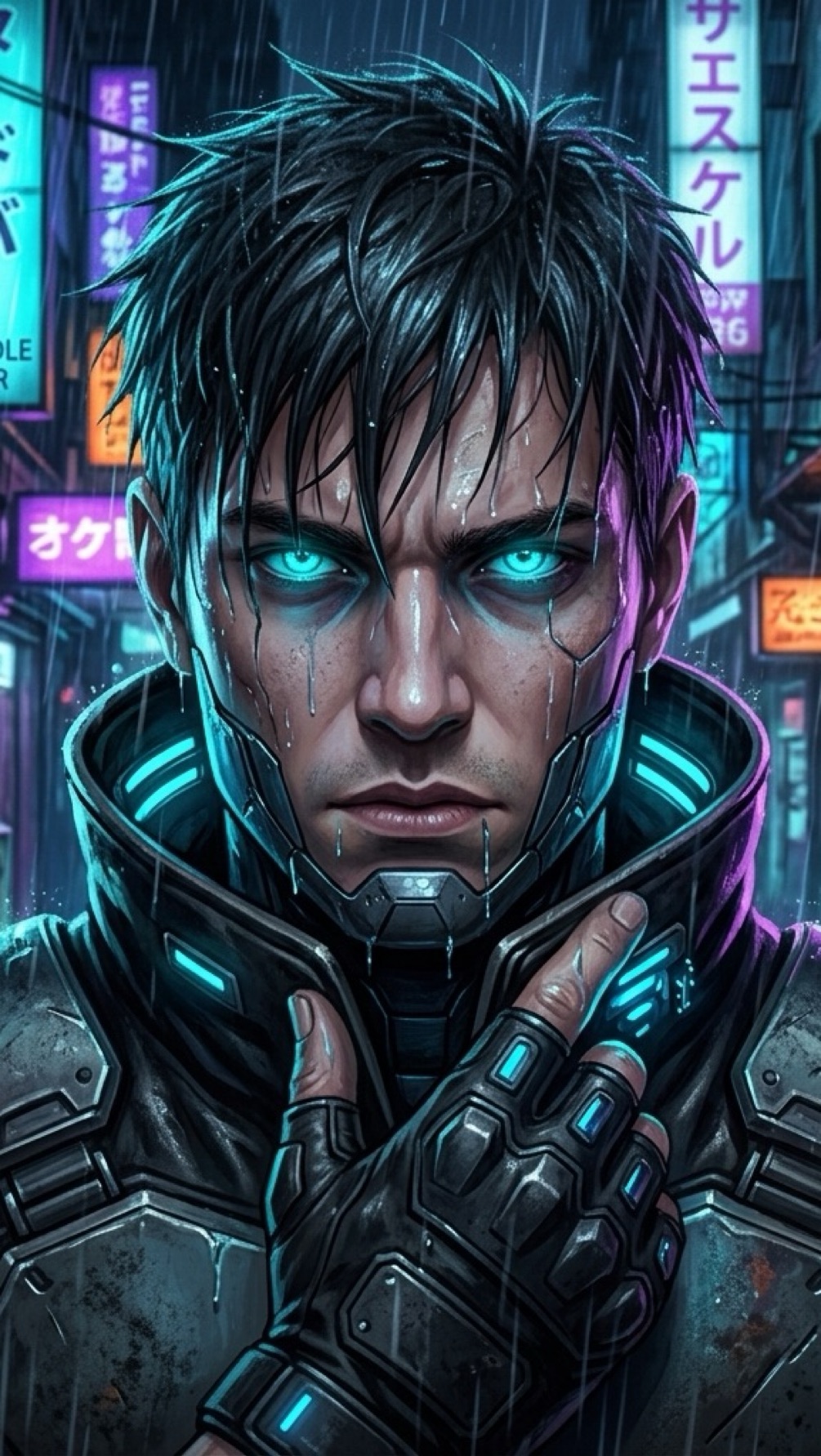 Kael, el Mercenario Cyberpunk