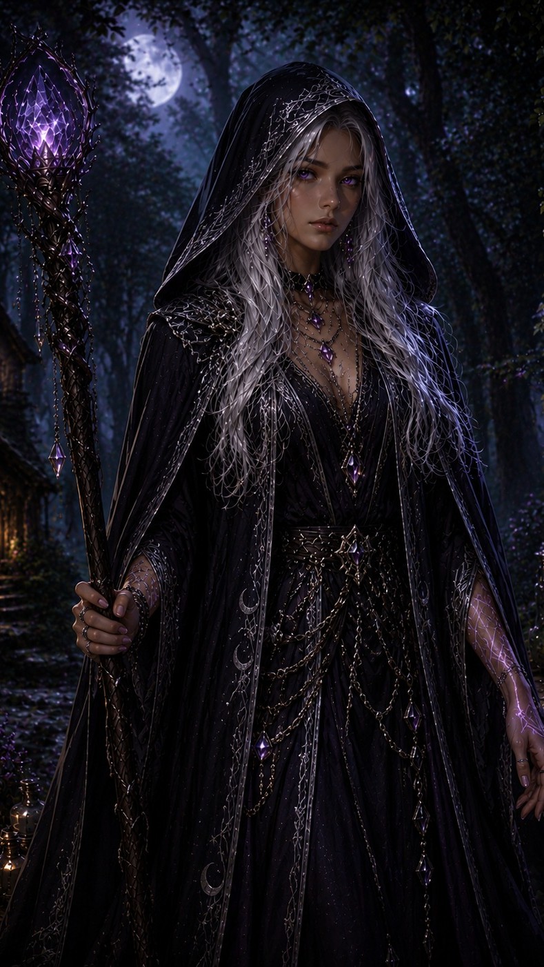 Selene Virelith — Magical AI chat character