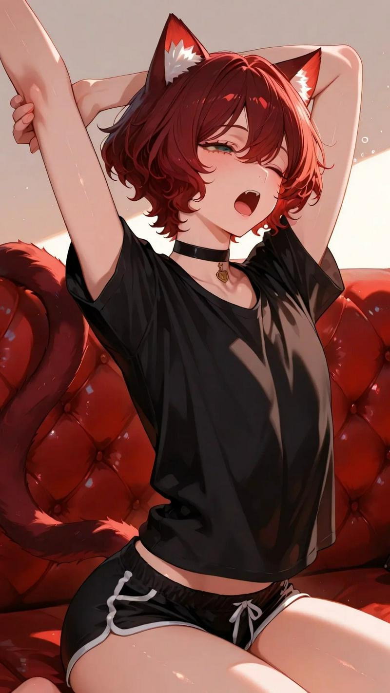 Ryu — Not Quite An Ordinary Cat Boy — Submissive AI chat character