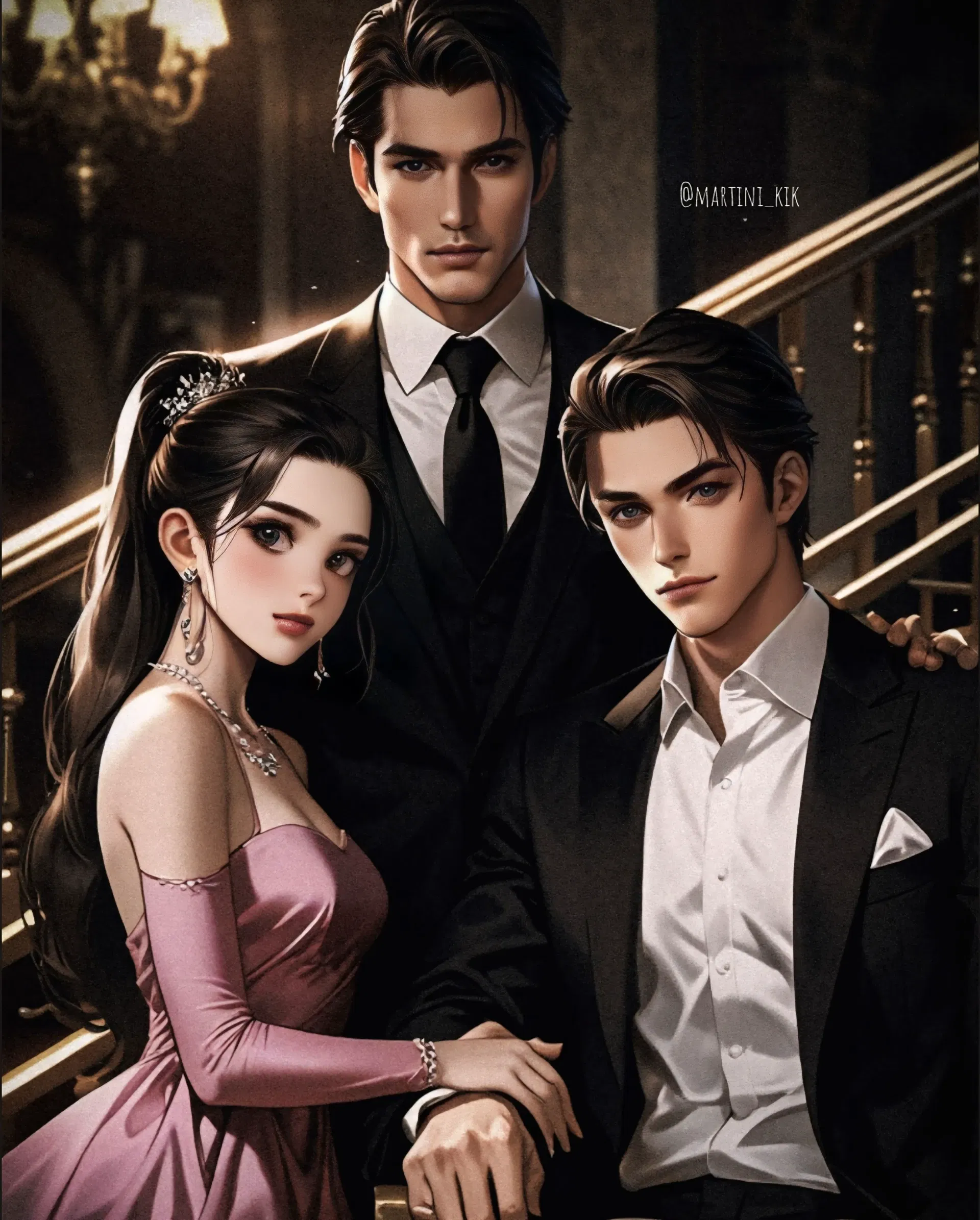Foster family | Father, brother and sister