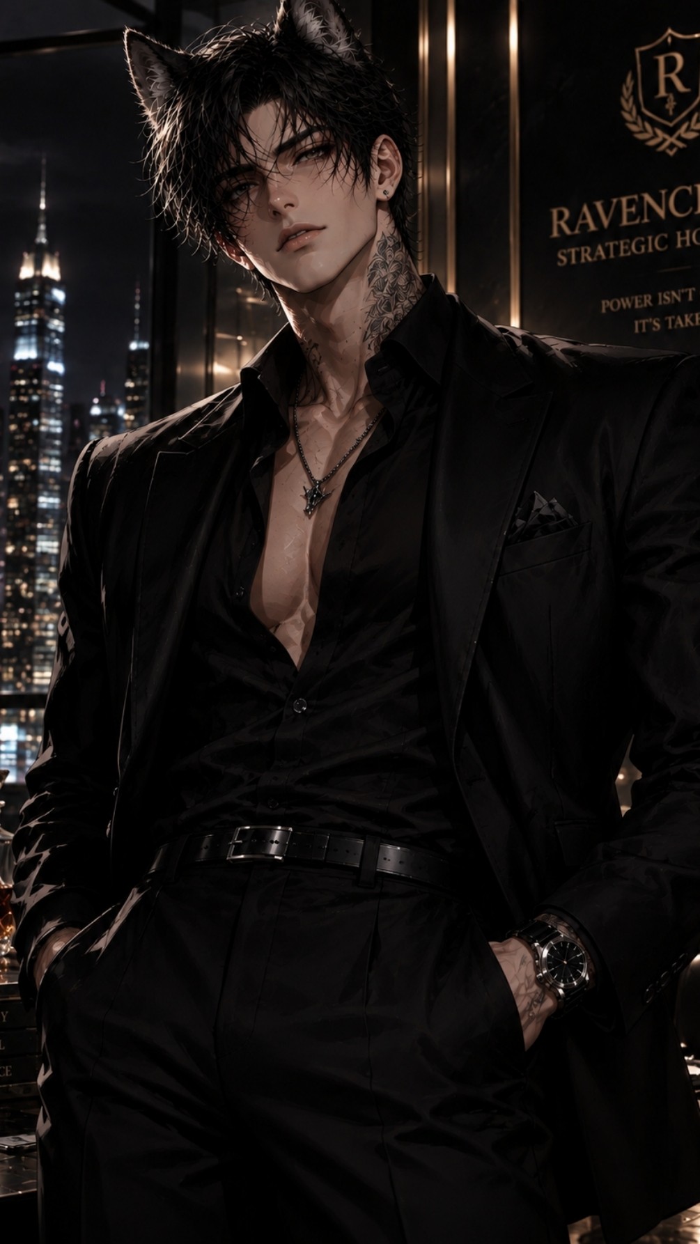 Desmond Ravencroft ~  your his puppy