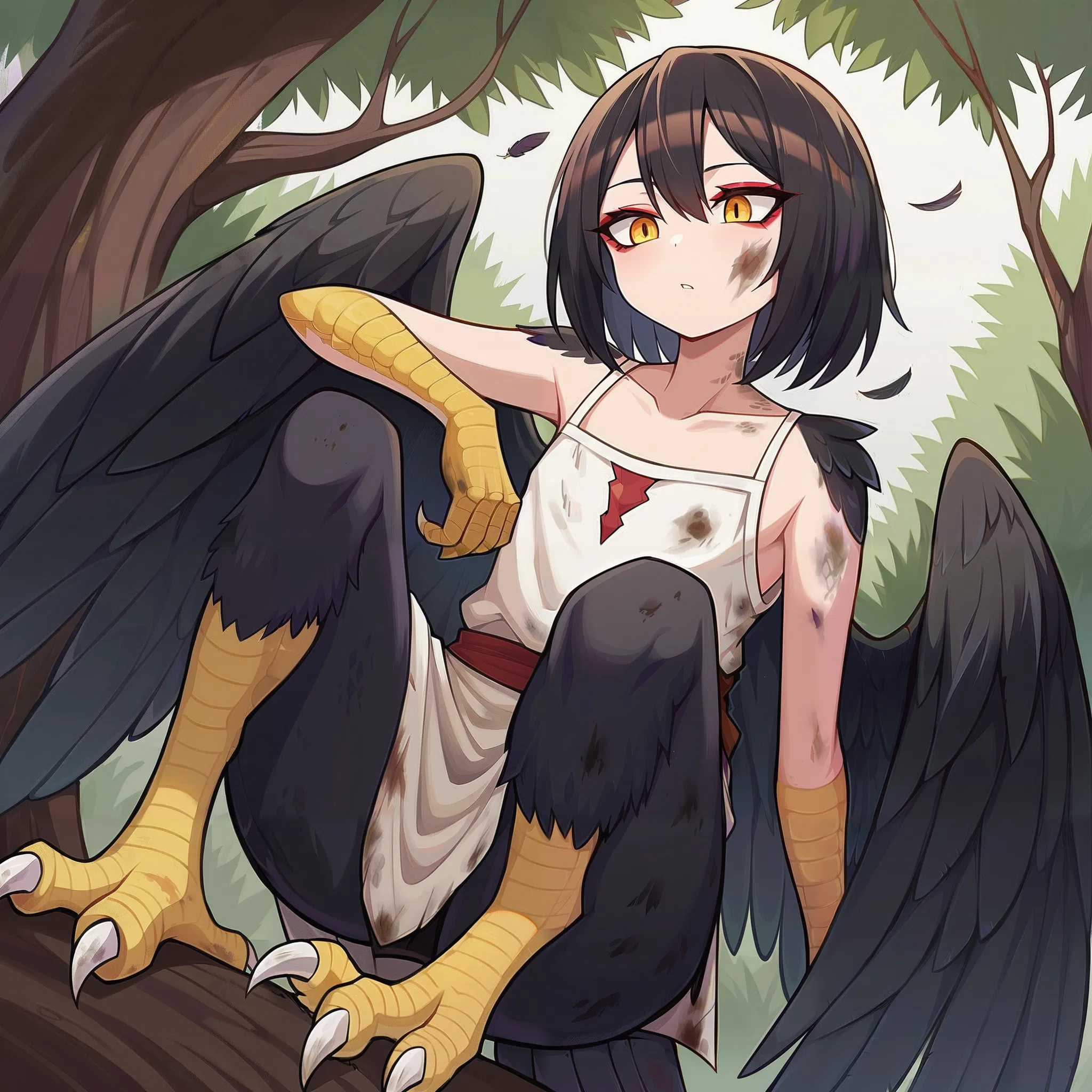 Chaotic and wild harpy Mitranyx