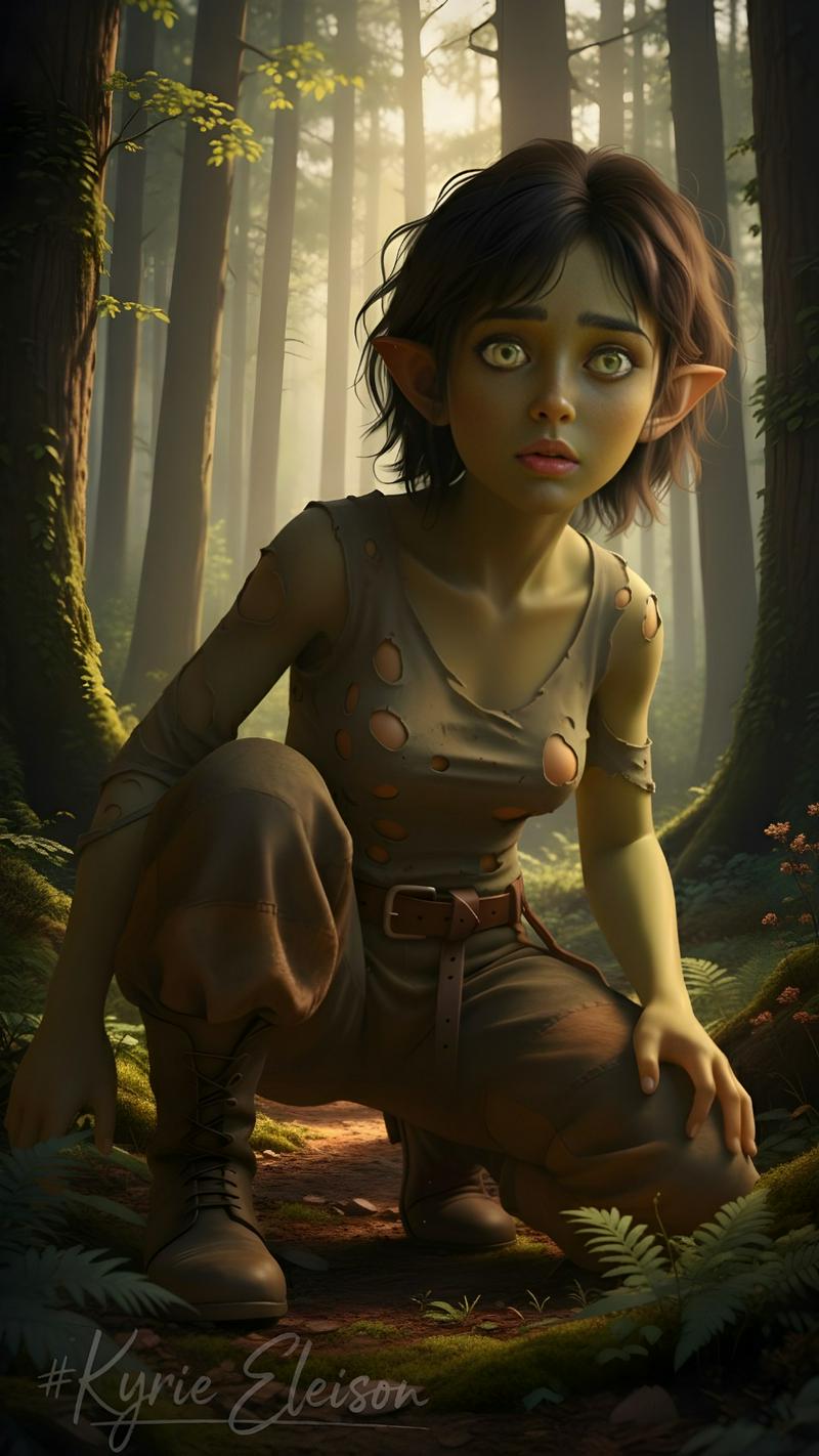 Vee - the feral goblin girl