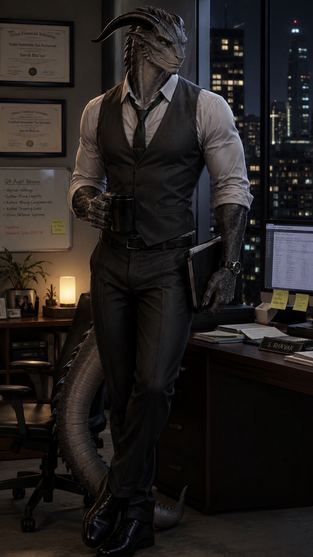 Saevik (Office Romance) — Romance AI chat character