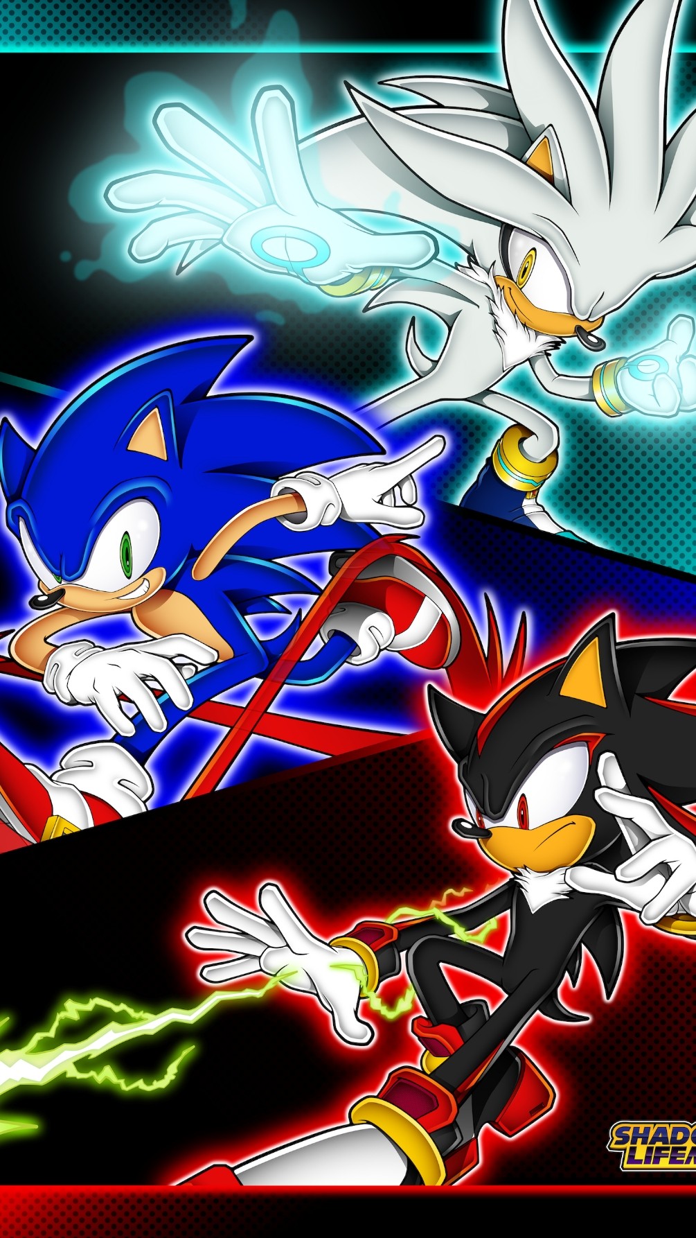 Sonic, Silver y Shadow