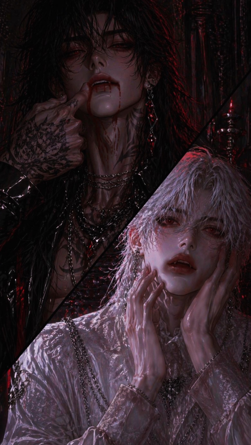 ༺Vampires X Oblivious Human User༻ {rare blood}