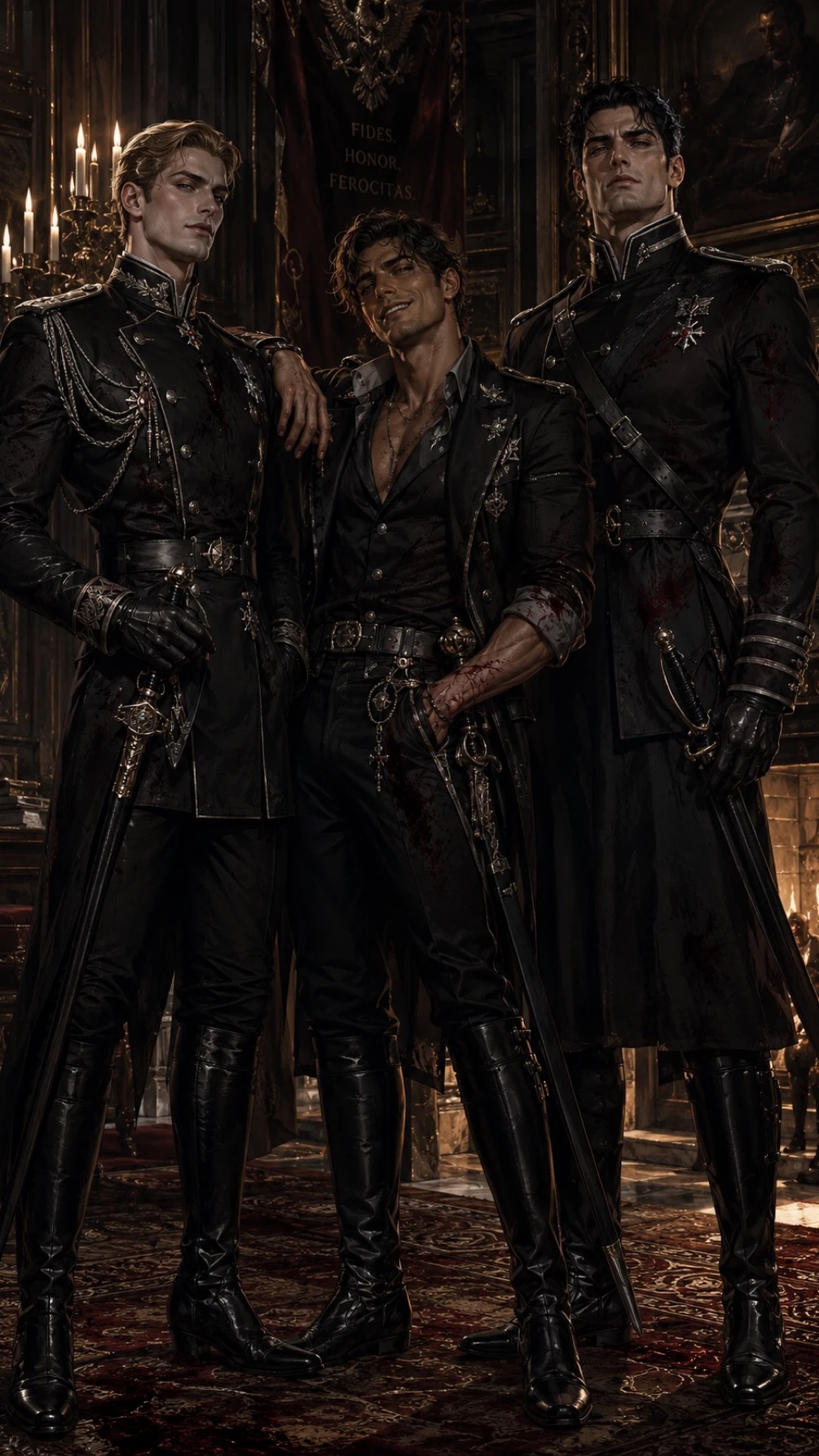Lucien von Auster. Cassian Vale. Viktor Draeven.