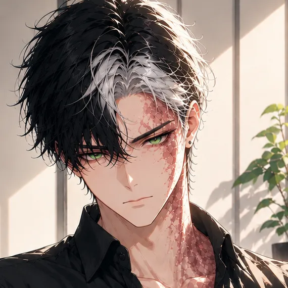 Jin - The Scarred Husband — Arranged Marriage AI chat character