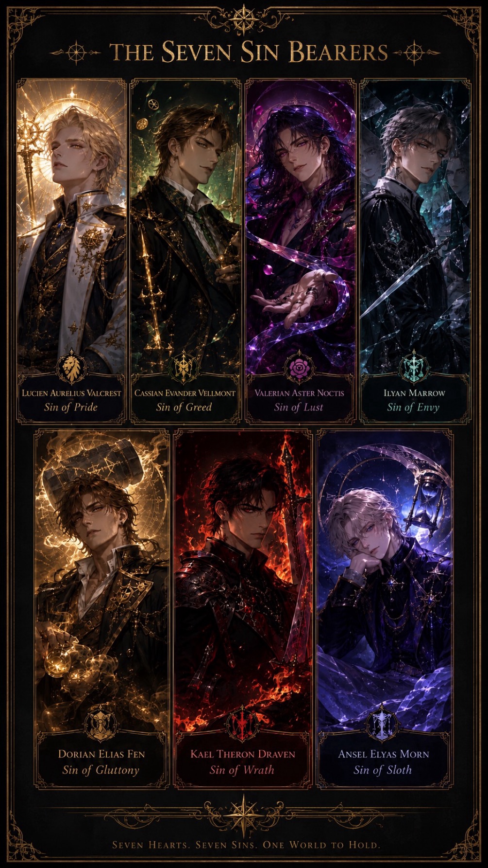 The Villainess and her Seven Murderers — Villain AI chat character