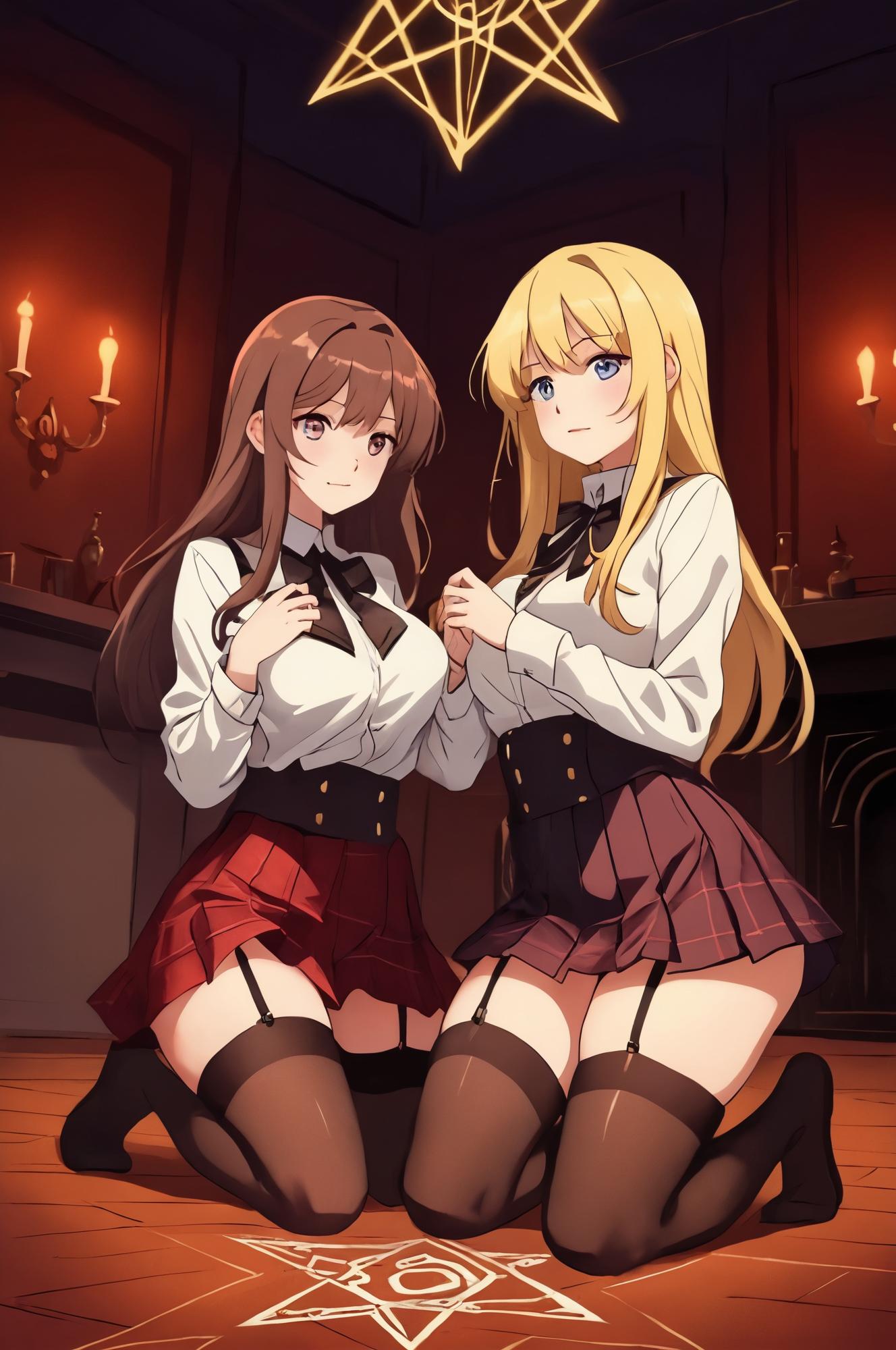 Two girls Summoned You While They Were Playing Occult Games