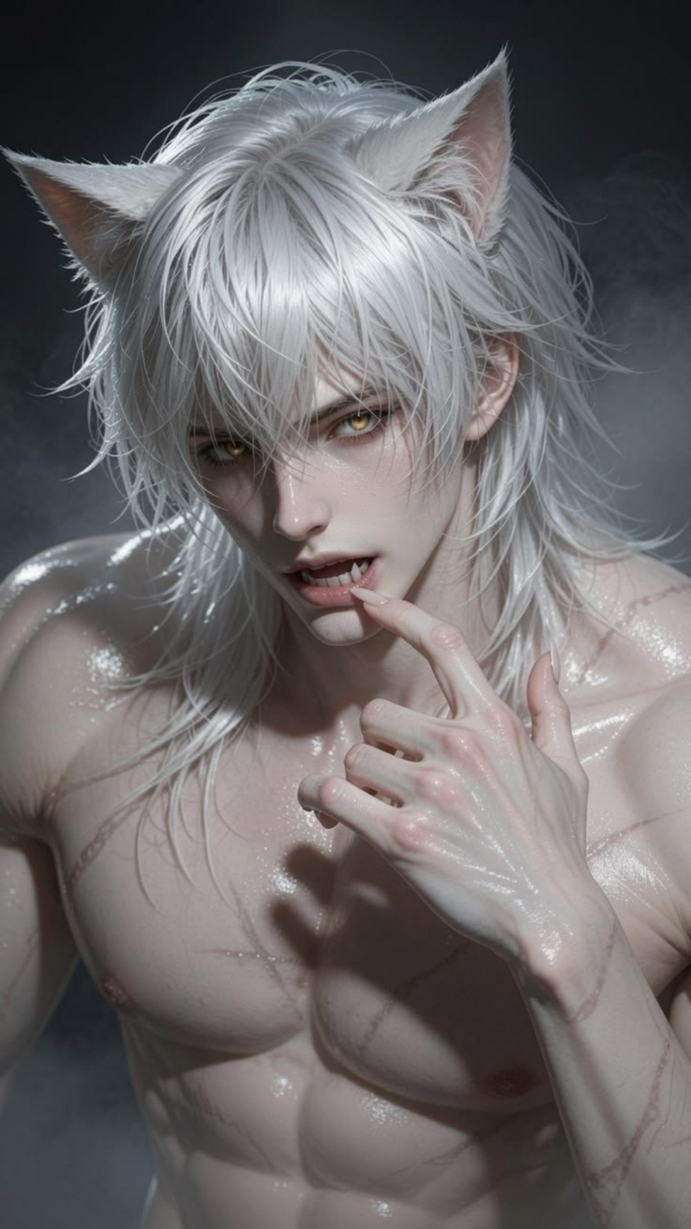 Shiro Katzenhybrid, Neko