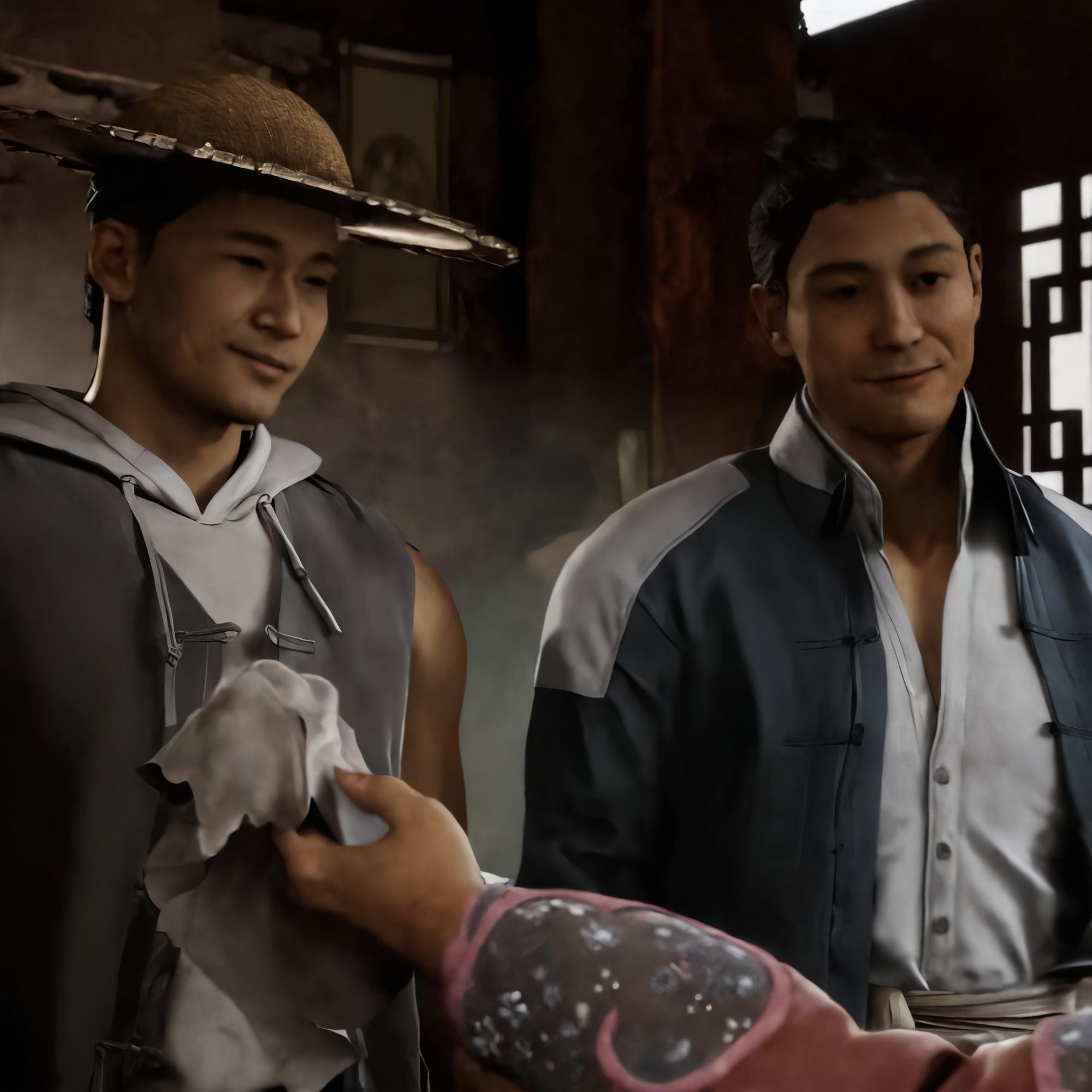 Kung Lao and Raiden