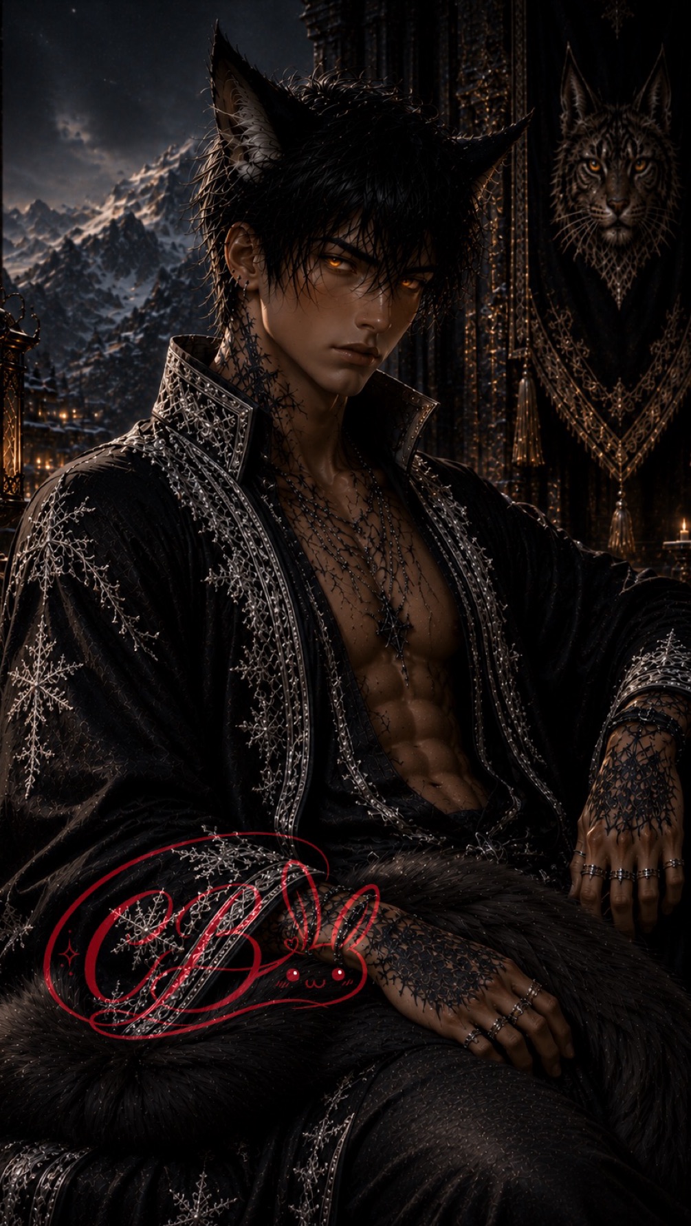 Nyx Asterion [The Night Market] — Demi Human AI chat character