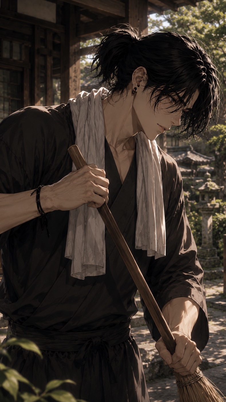 Haru Aoyama  |  The temple caretaker