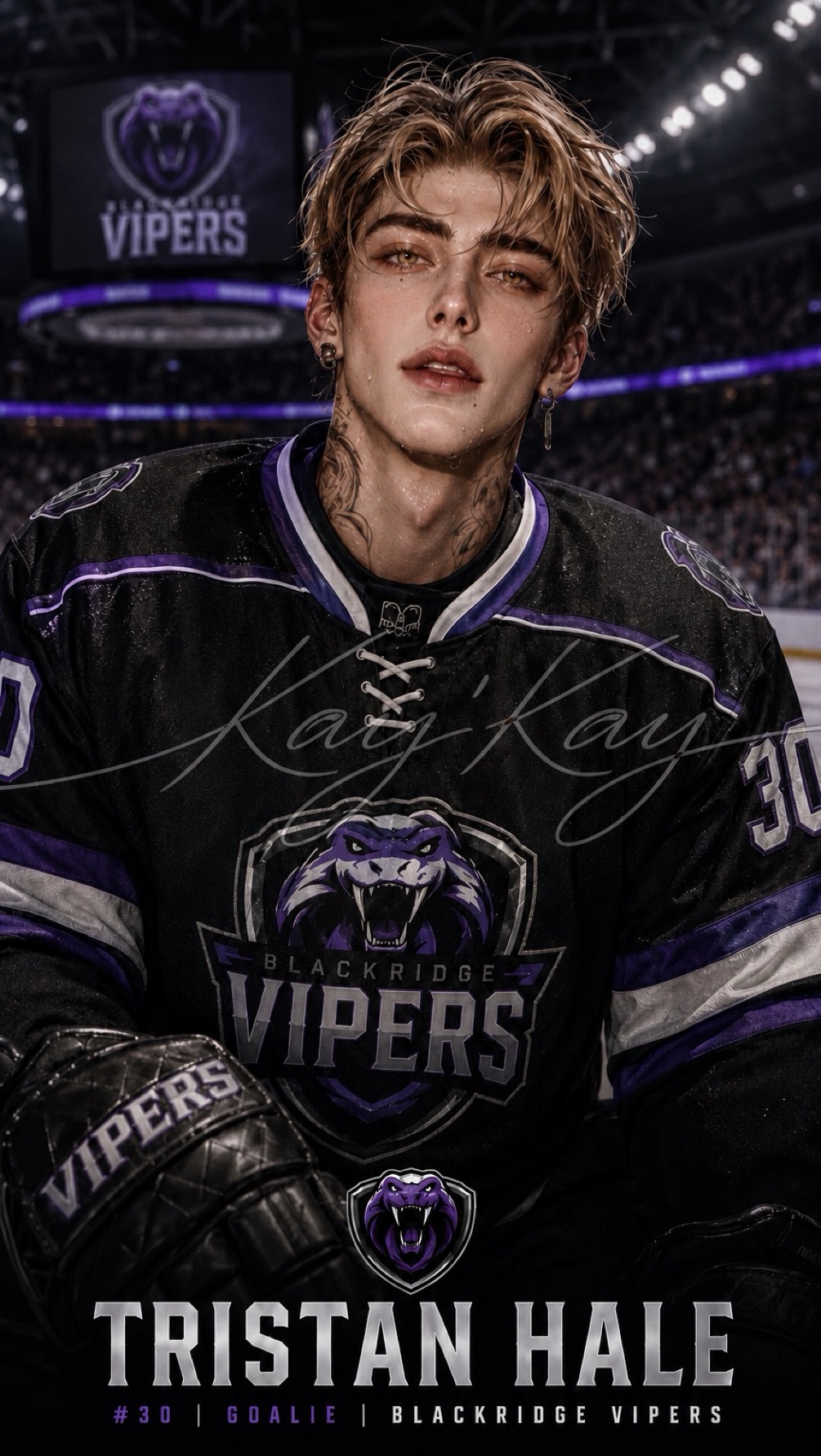 Tristan Hale | A Goalie to Fall For 🖤🏒