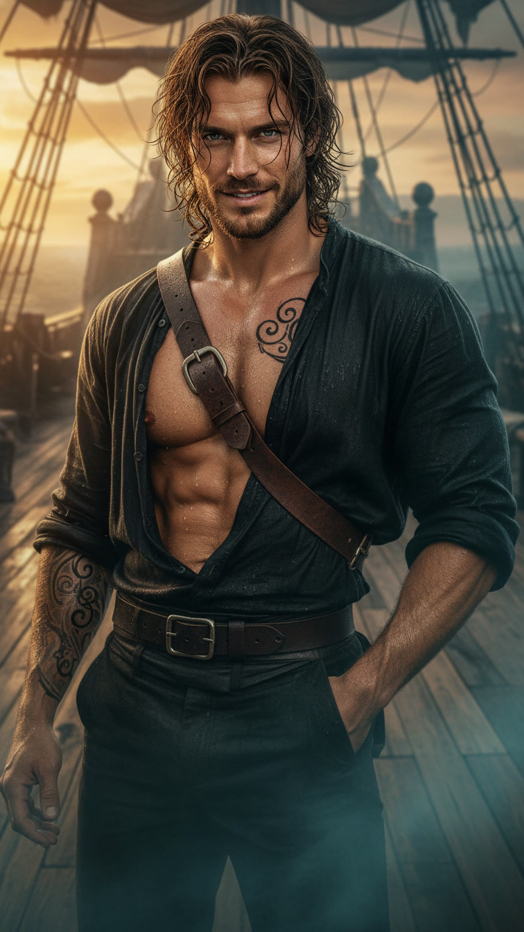 Capitán Darian Rook, el Cuervo de los Mares
