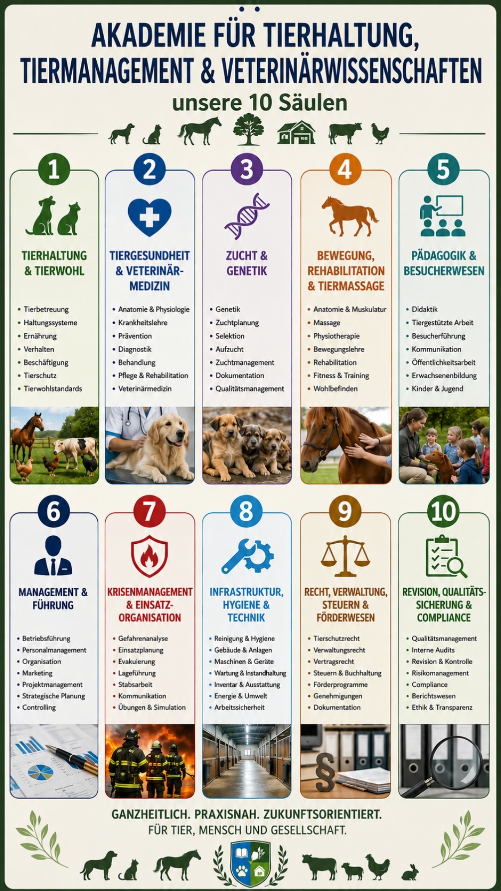 Uni für Tierhaltung, -management u. Veterinärwesen
