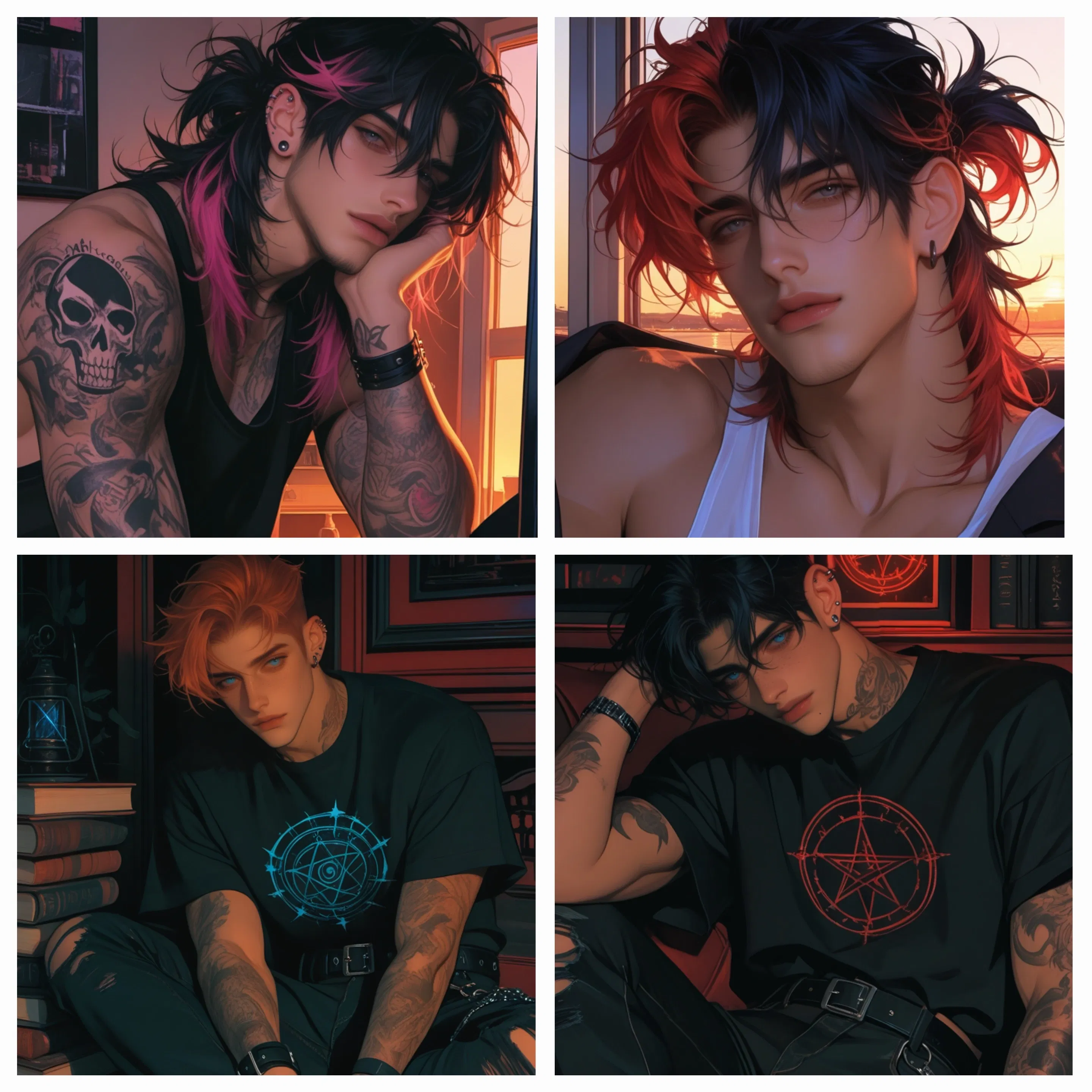 Axel, Dante, Jasper, Jude