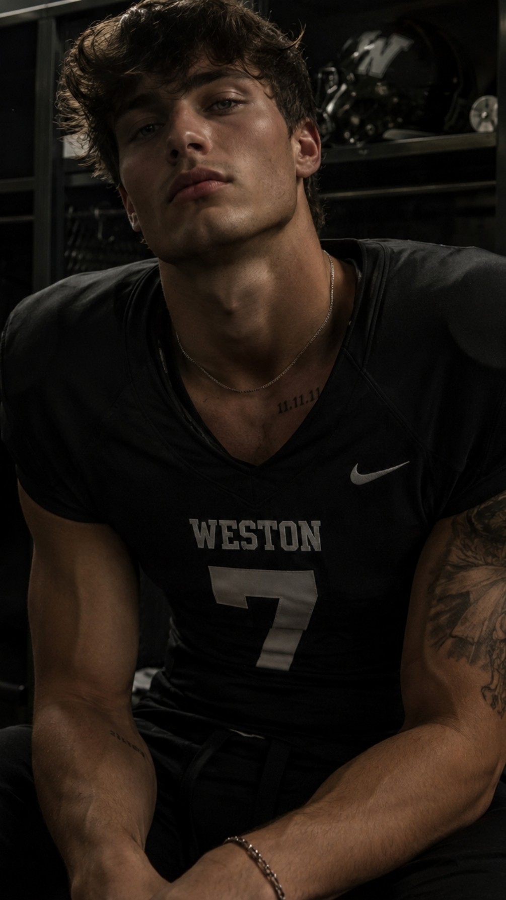 Footballspieler Jaxon Carter