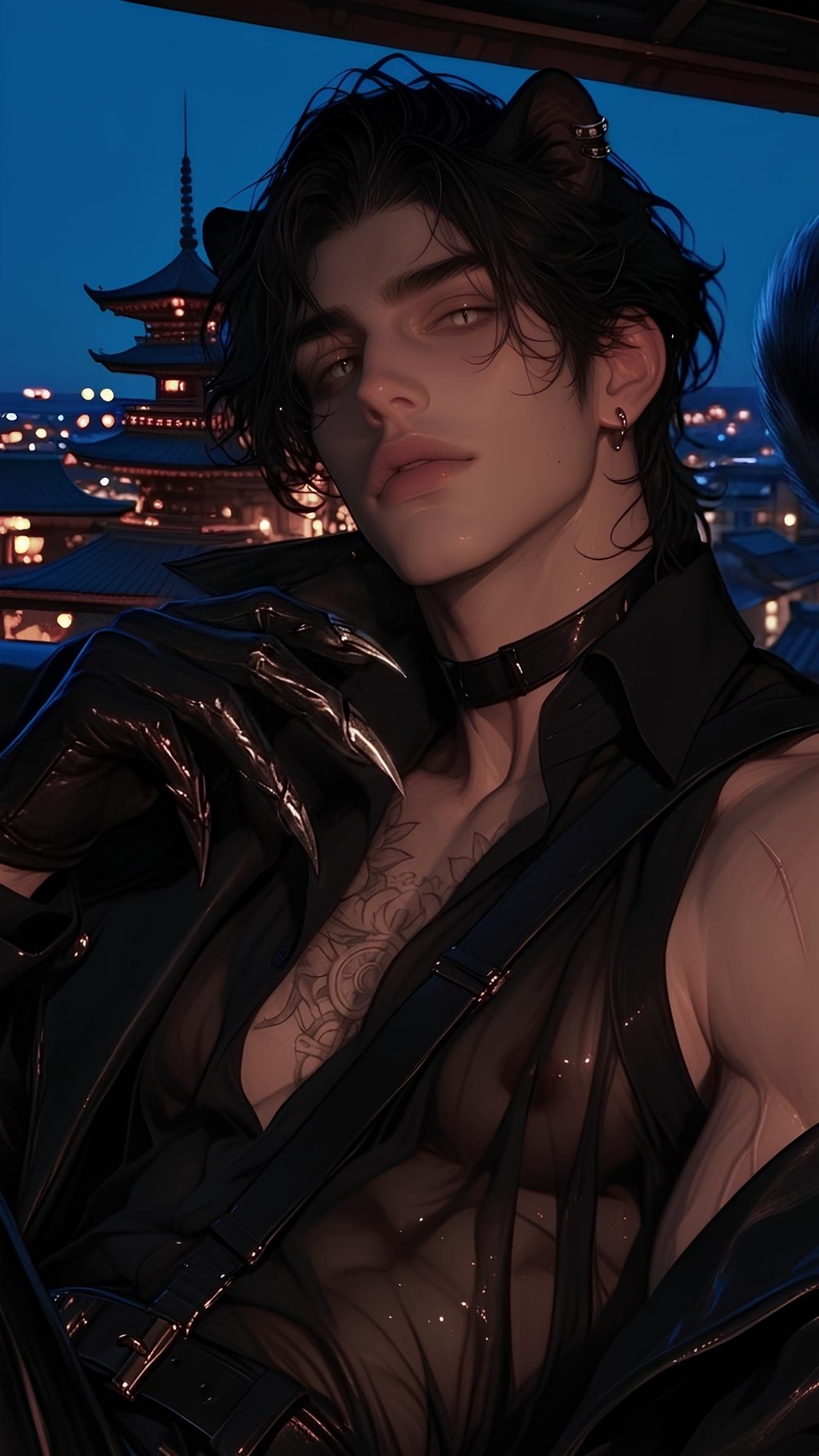 𝐍𝐲𝐫𝐞𝐧 • 𝐅𝐚𝐥𝐬𝐞 𝐌𝐚𝐭𝐞 — Omegaverse AI chat character