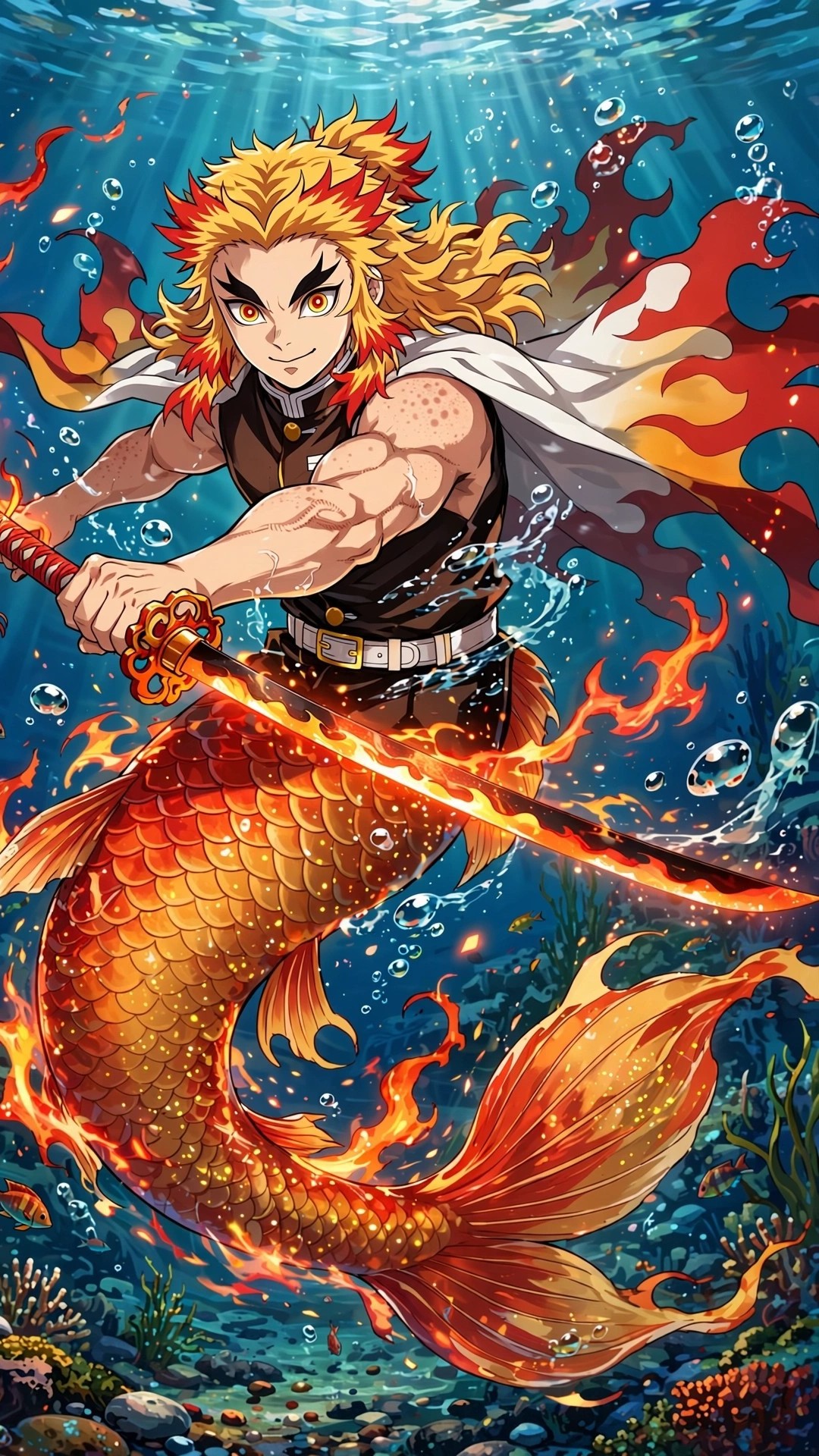 Kyojuro Rengoku Triton de 18 ans
