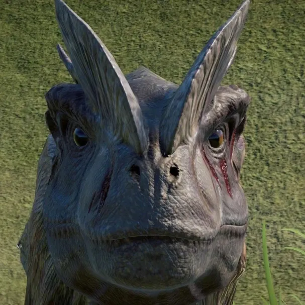 Friendly Dilophosaurus — Nonbinary AI chat character