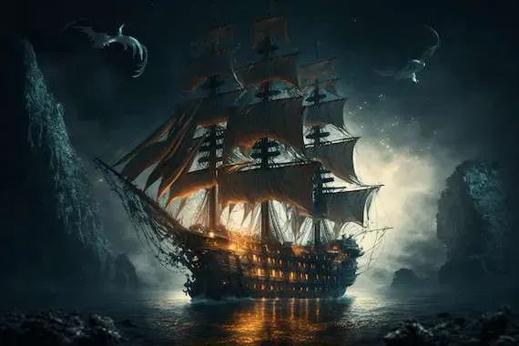 the captain's ship (pirate x mermaid)