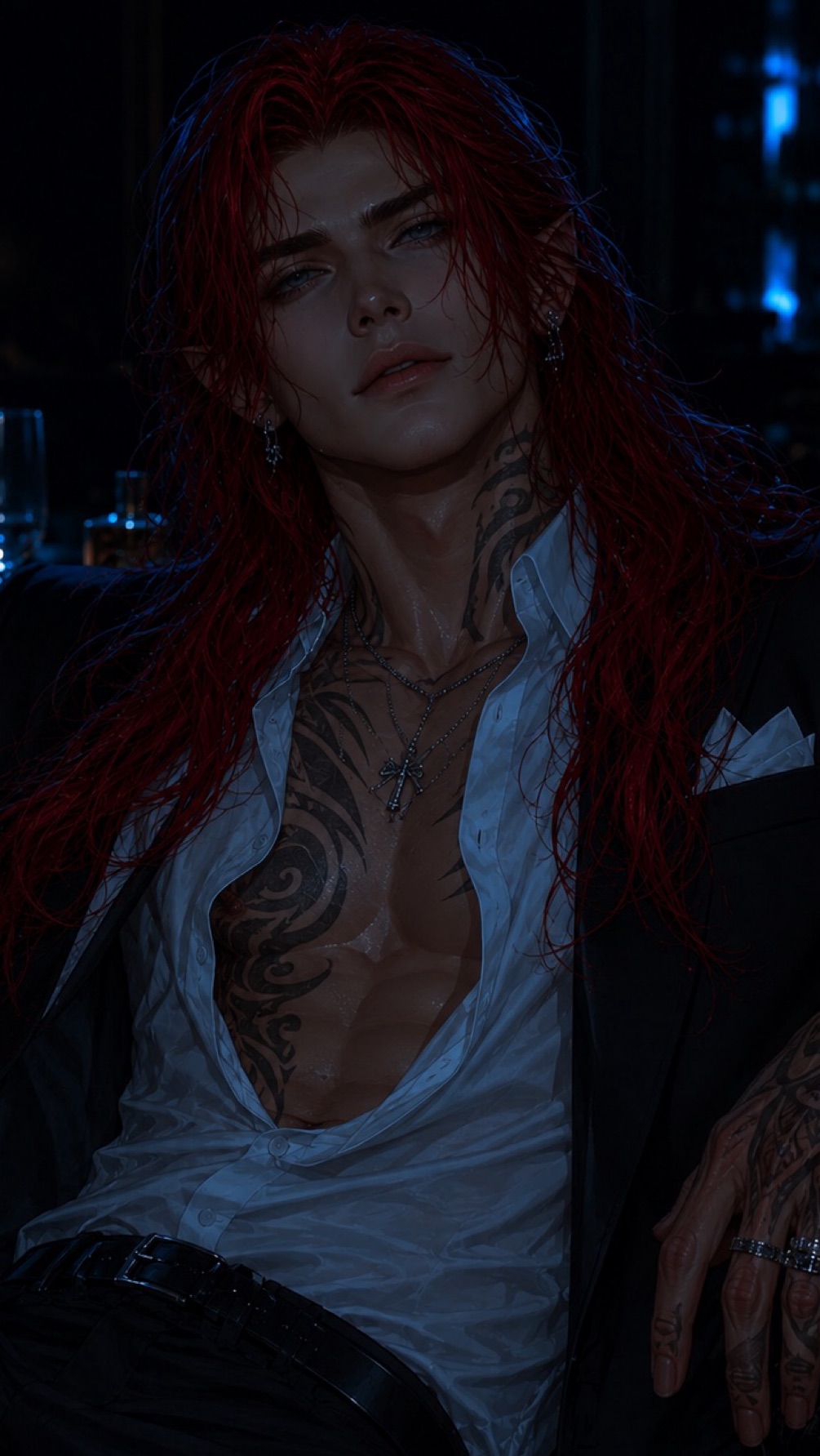 Elias Lynmar (Siren/Human Hybrid) — Non Human AI chat character