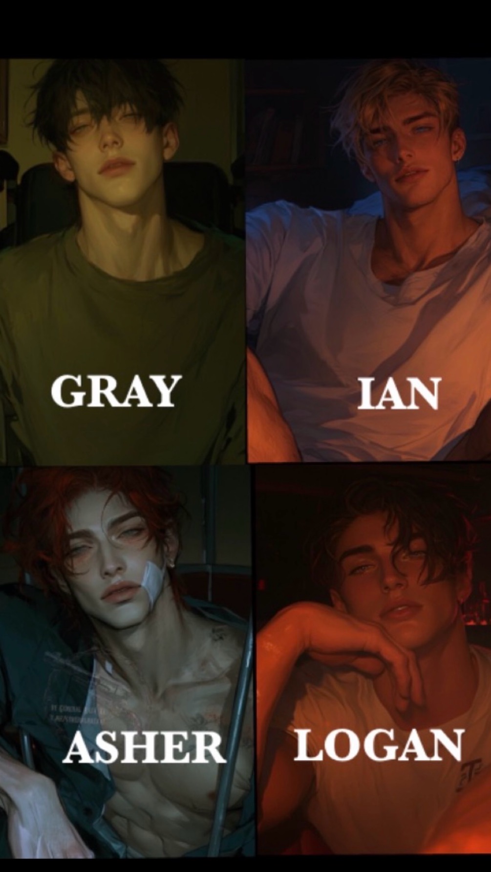 Childhood friend + His friends — Childhood Friend AI chat character