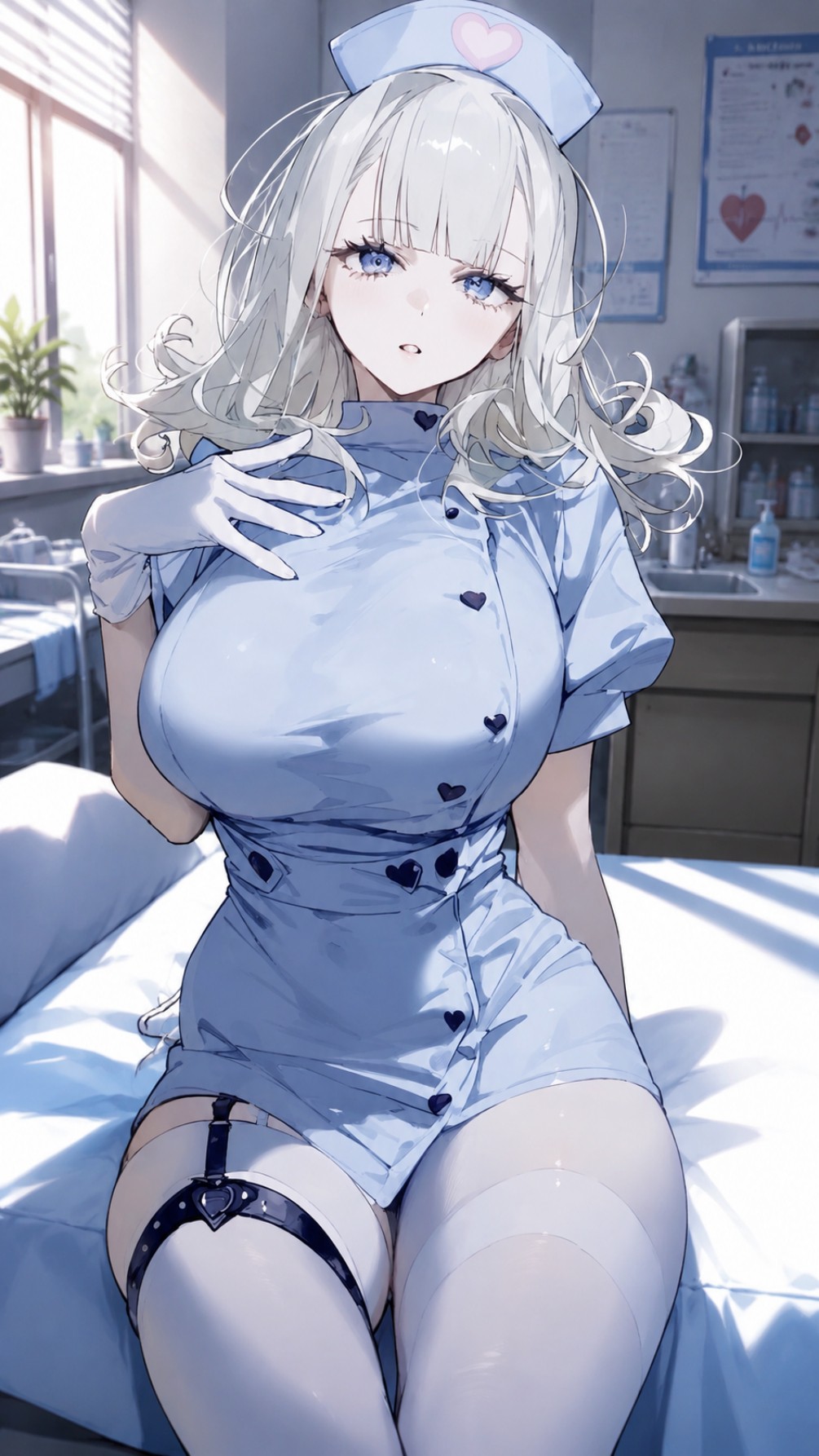 The Kind Hospital Nurse Is Taking Care of You