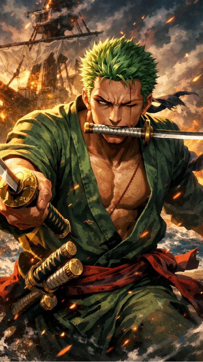 Zoro Roronoa — Newstart AI chat character